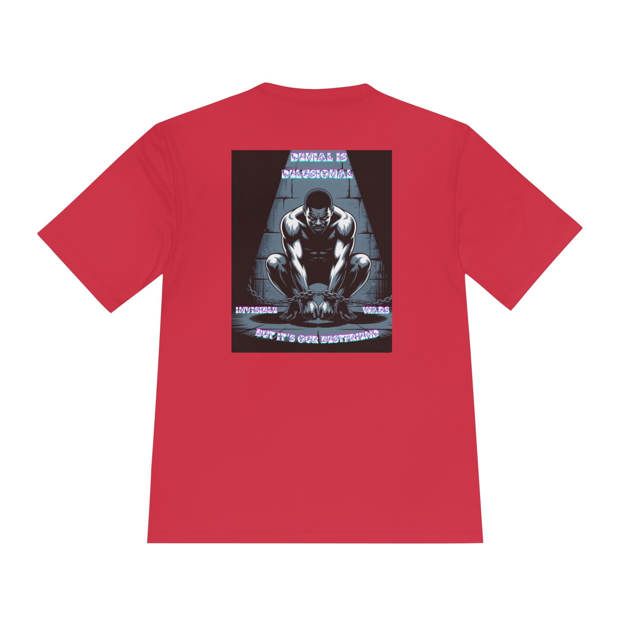 Men Fitness Graphic Shirt —Denial is Delusional