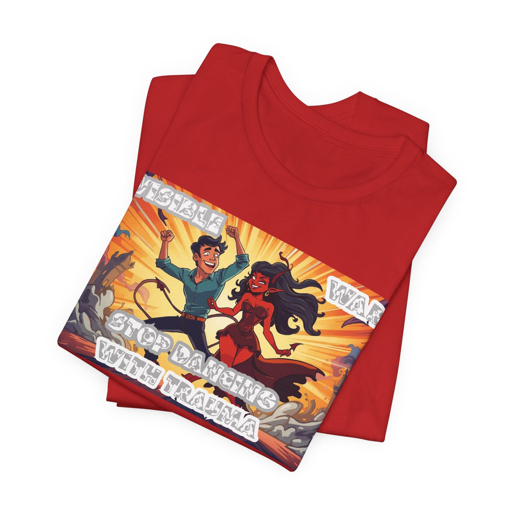 Men T-Shirt –Stop Dancing with Truama