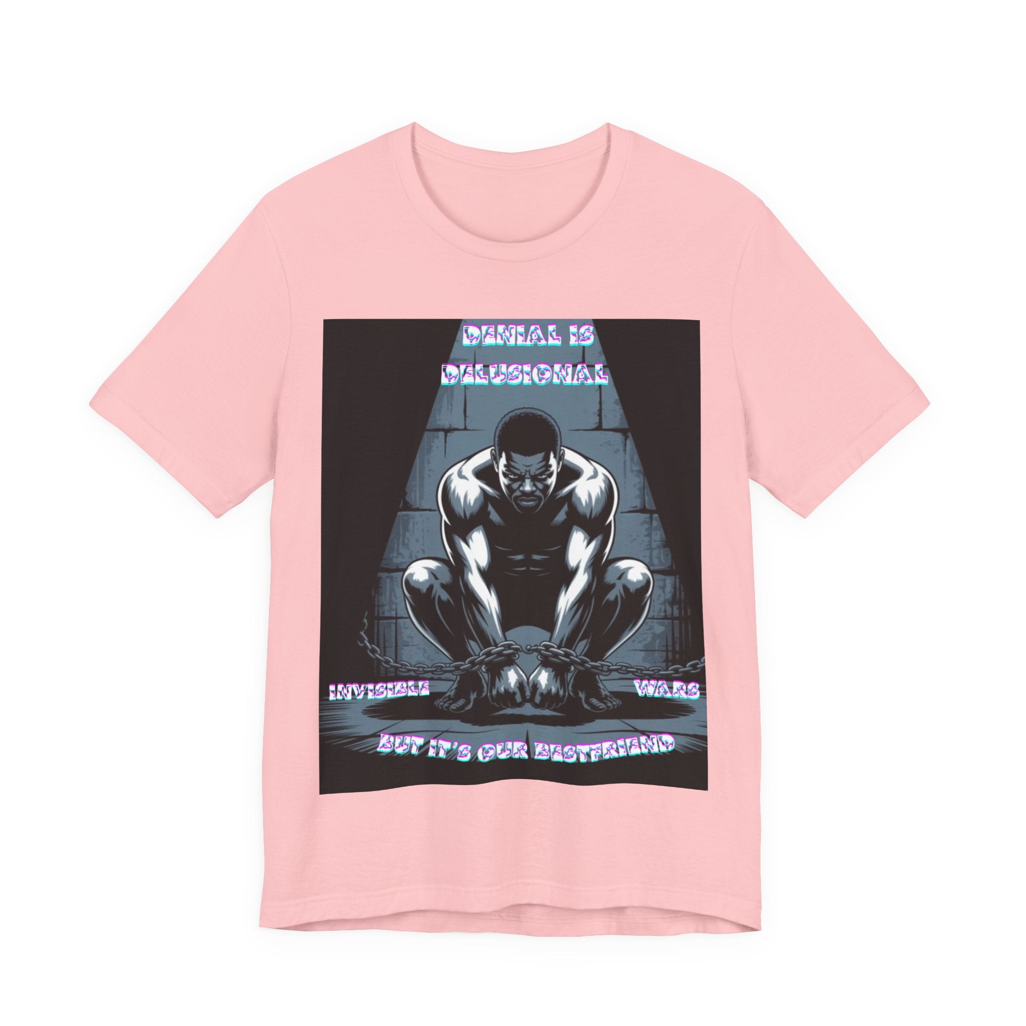 Men T-Shirt—-Denial is Delusion