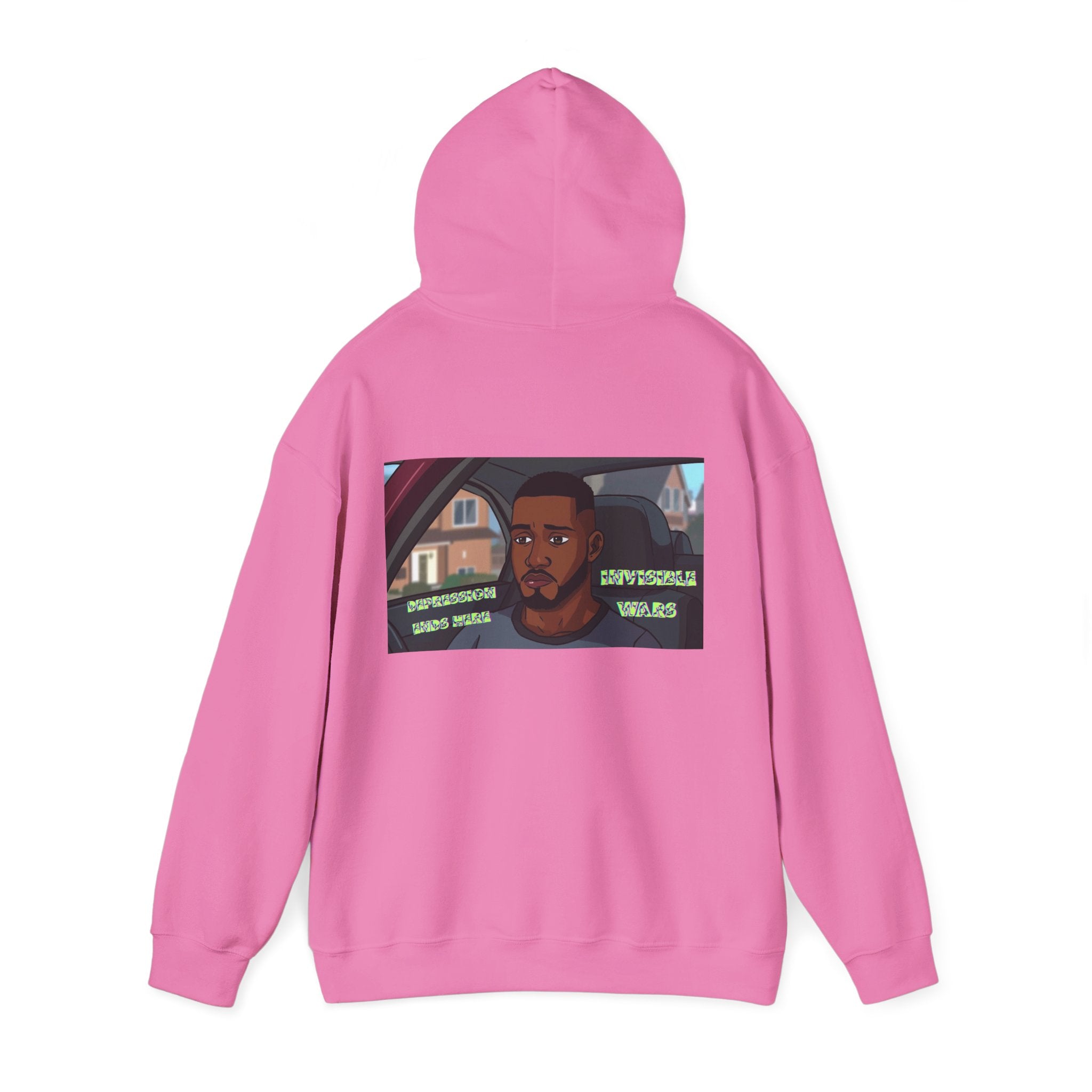 Men  Hoodie — Depression Ends Here