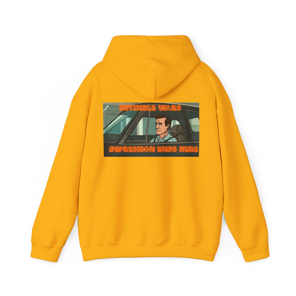 Men Hoodie — Depression Ends Here