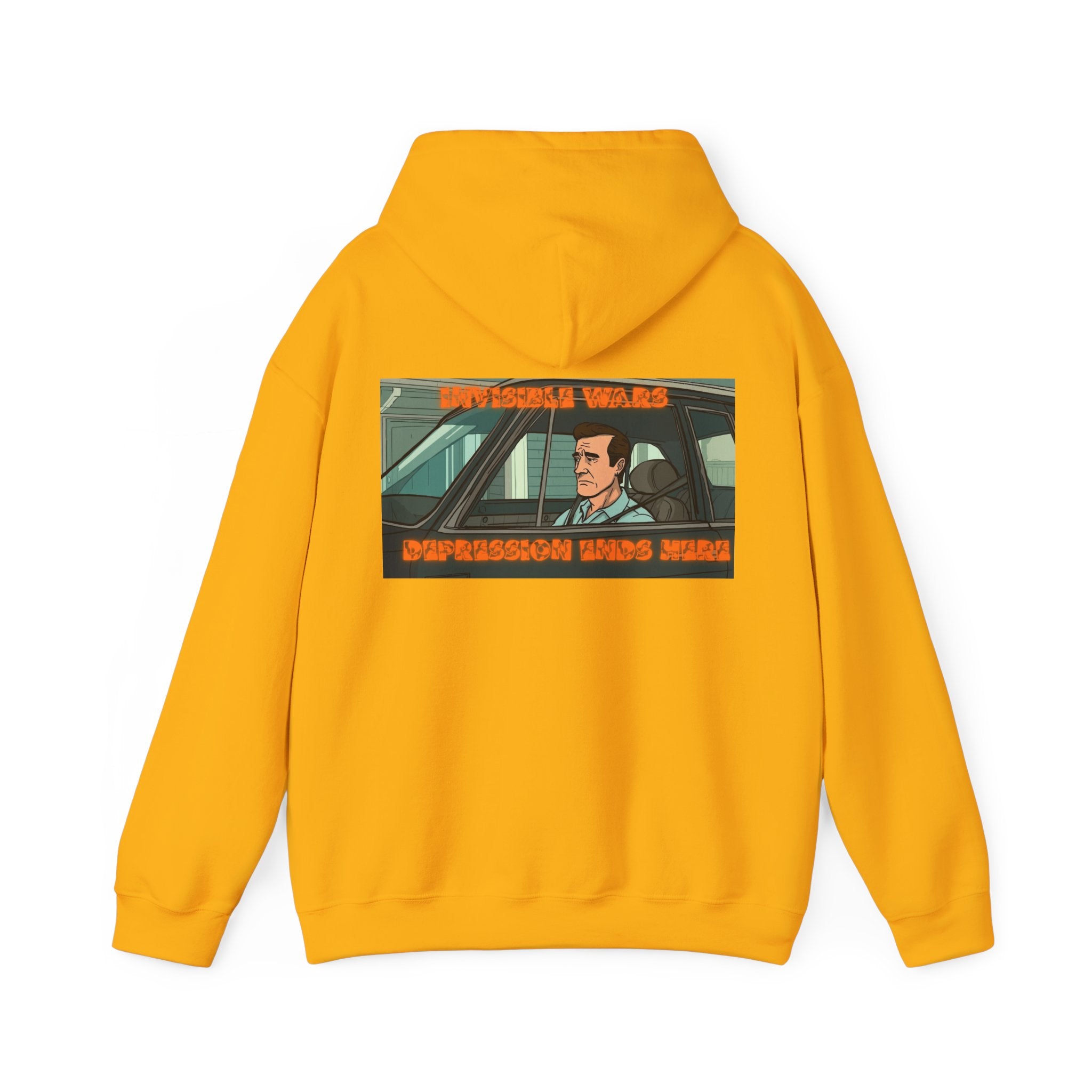 Men Hoodie — Depression Ends Here