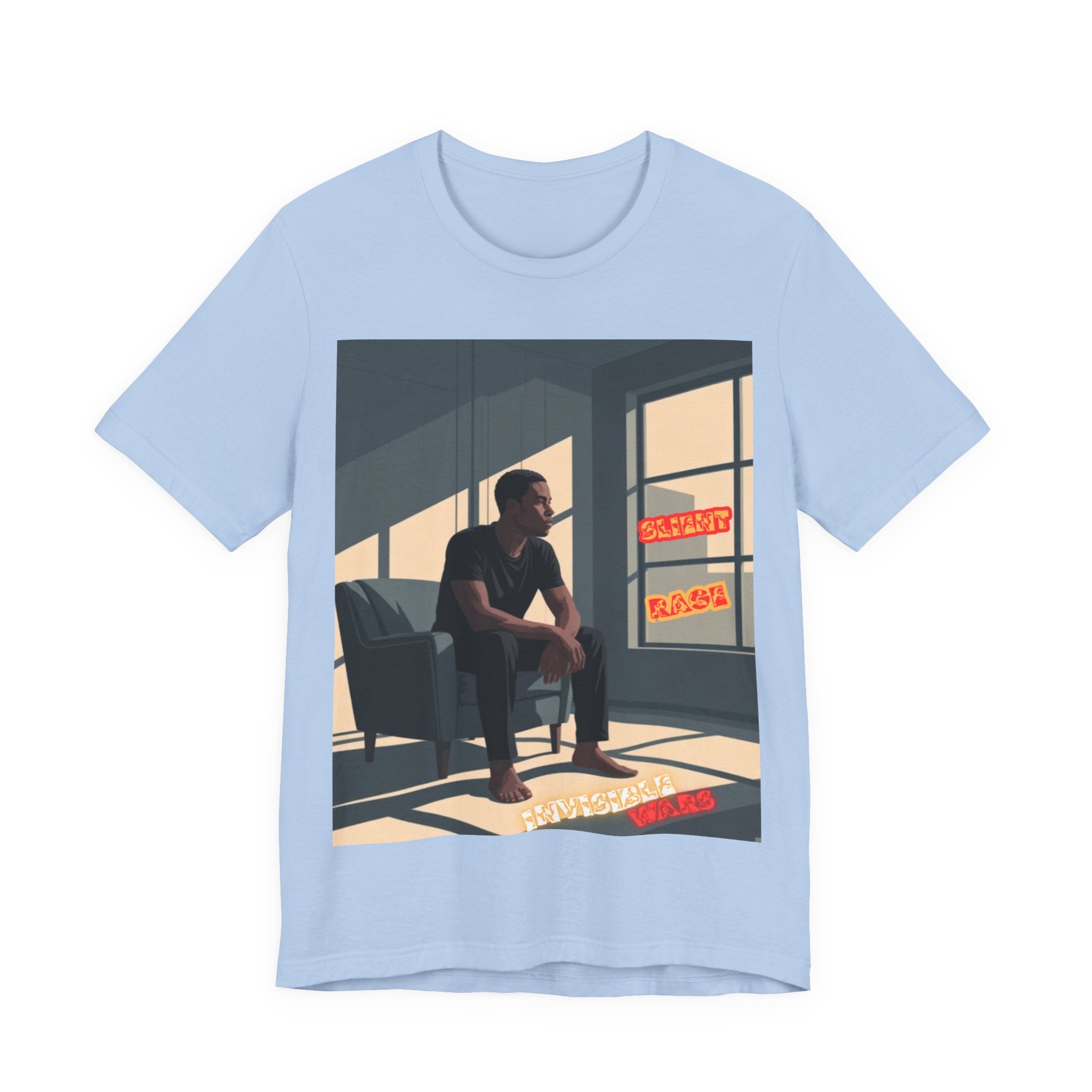 Men T‑Shirt- Slient Rage