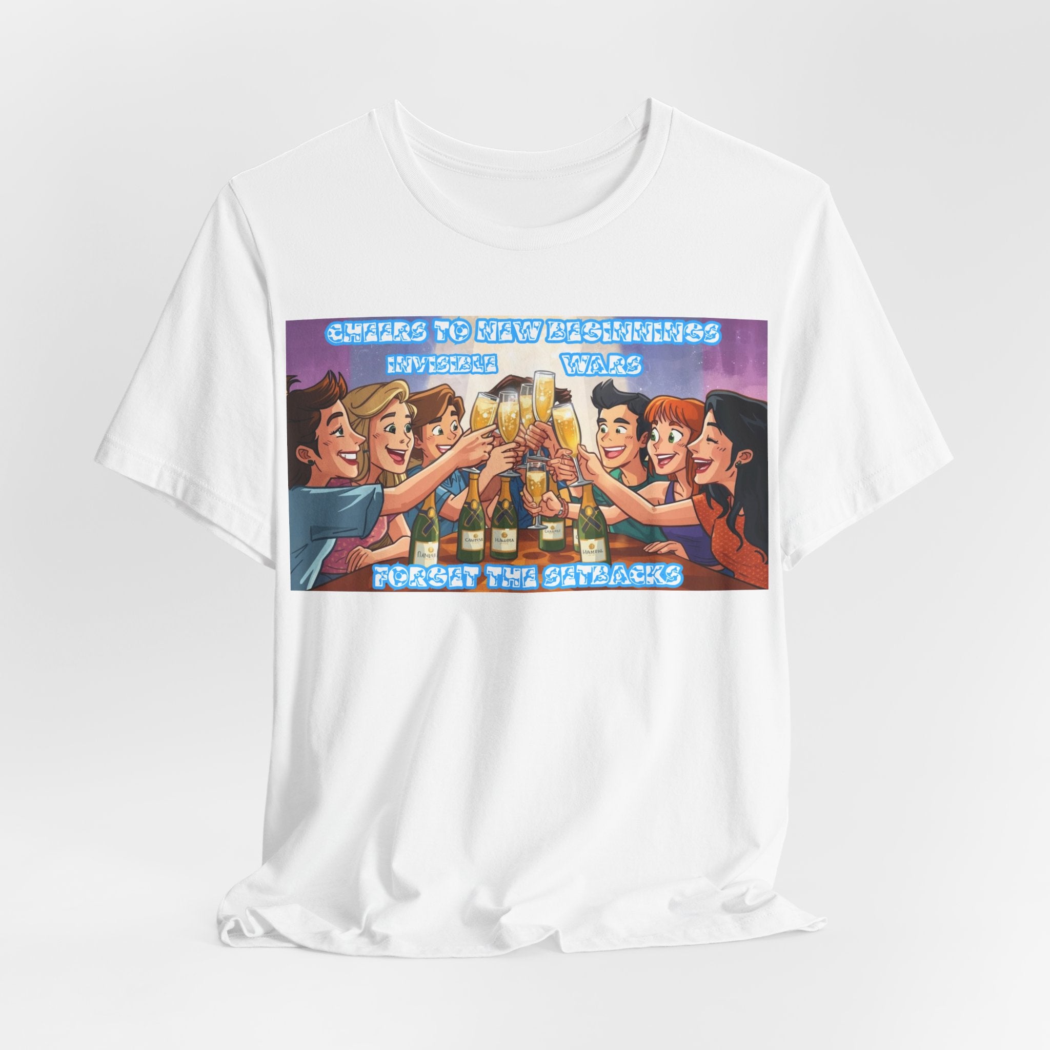 Men T-Shirt-Cheers to New Beginnings