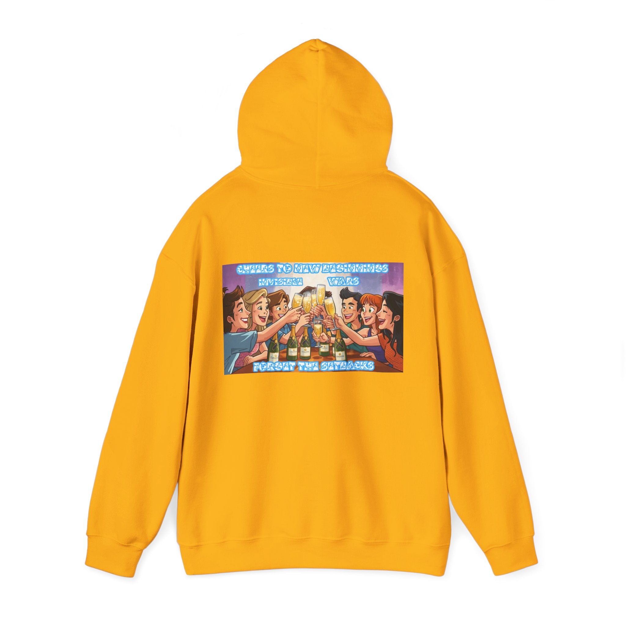 Men Hoodie - Cheers to New Beginnings