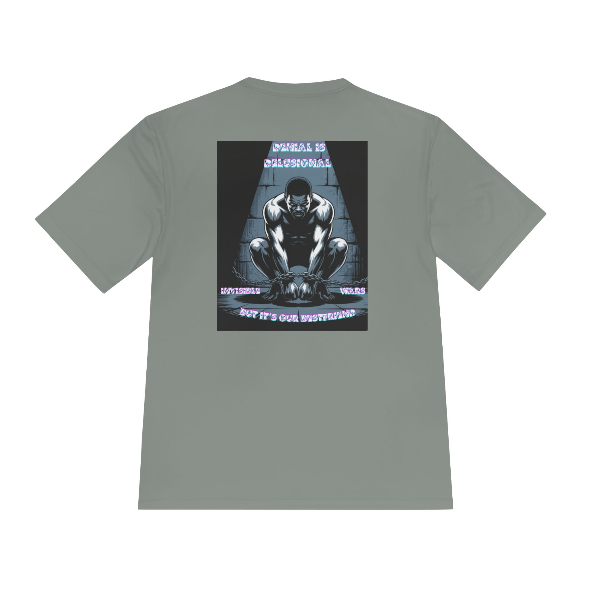 Men Fitness Graphic Shirt —Denial is Delusional