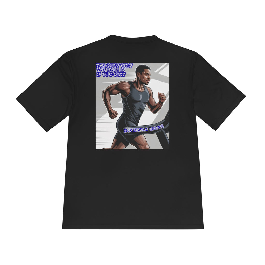 Men Fitness Graphic Shirt — The Only Way You Lose If You Quit