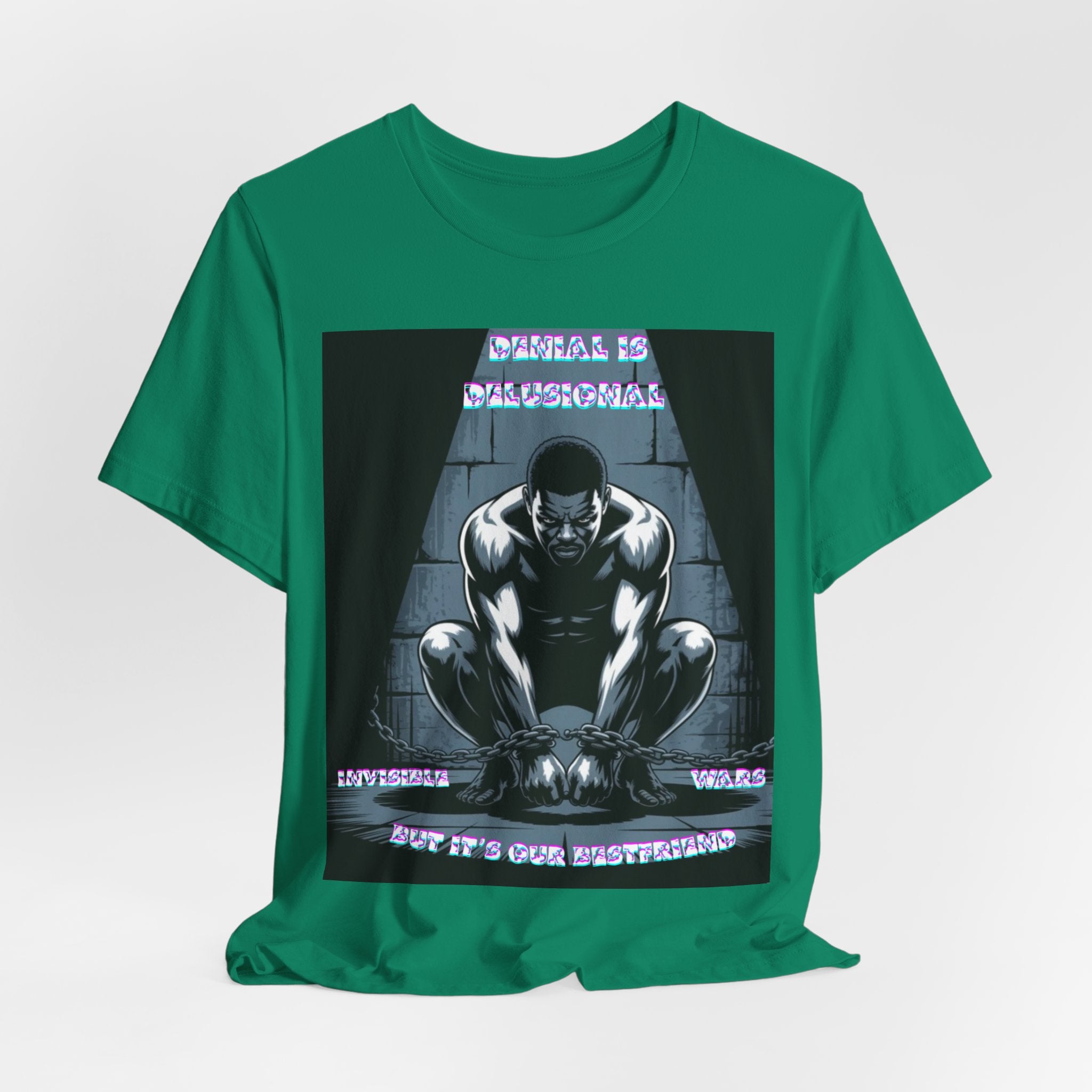 Men T-Shirt—-Denial is Delusion