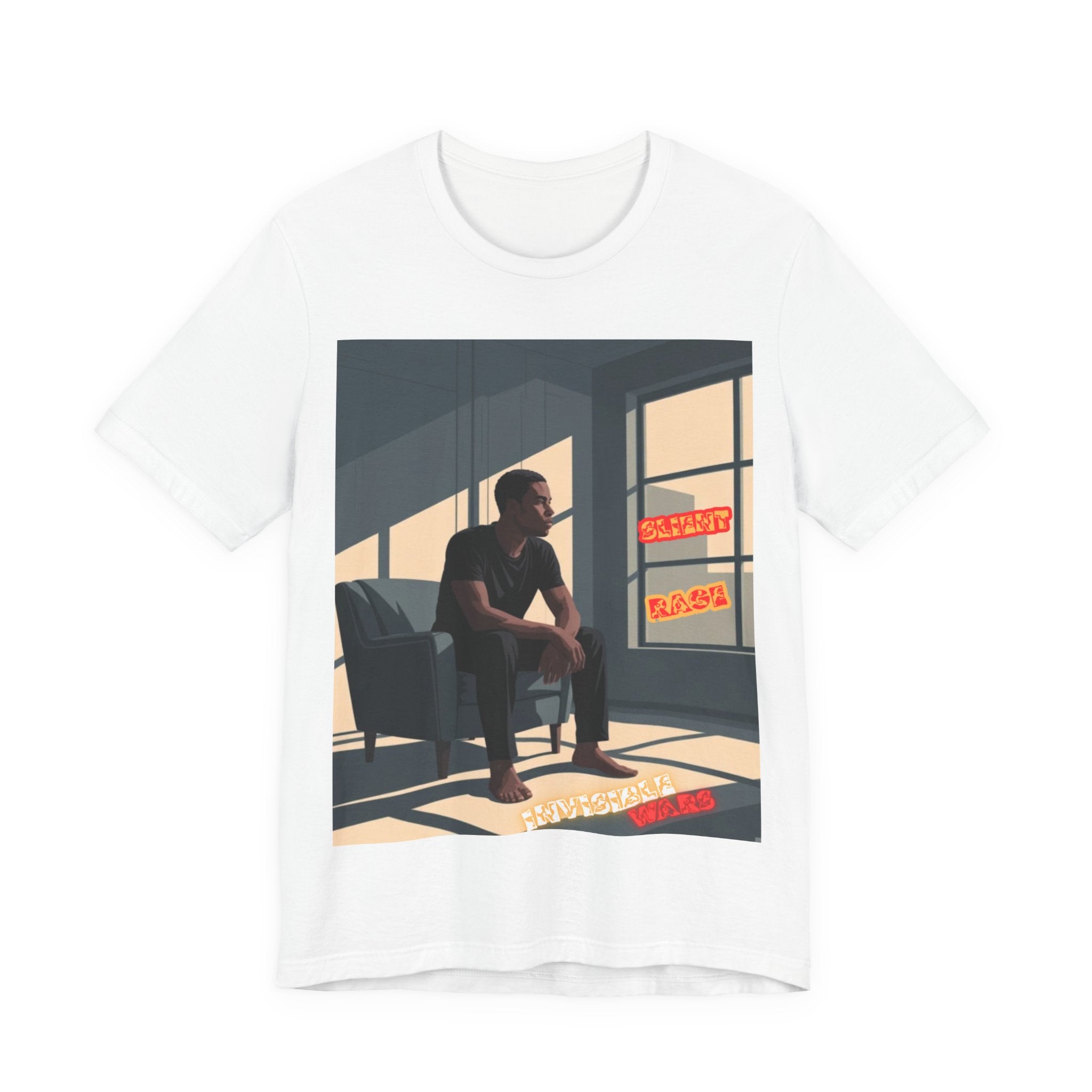 Men T‑Shirt- Slient Rage