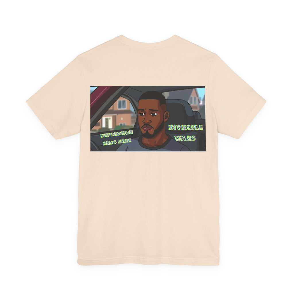 Men T-shirt - Depression Ends Here