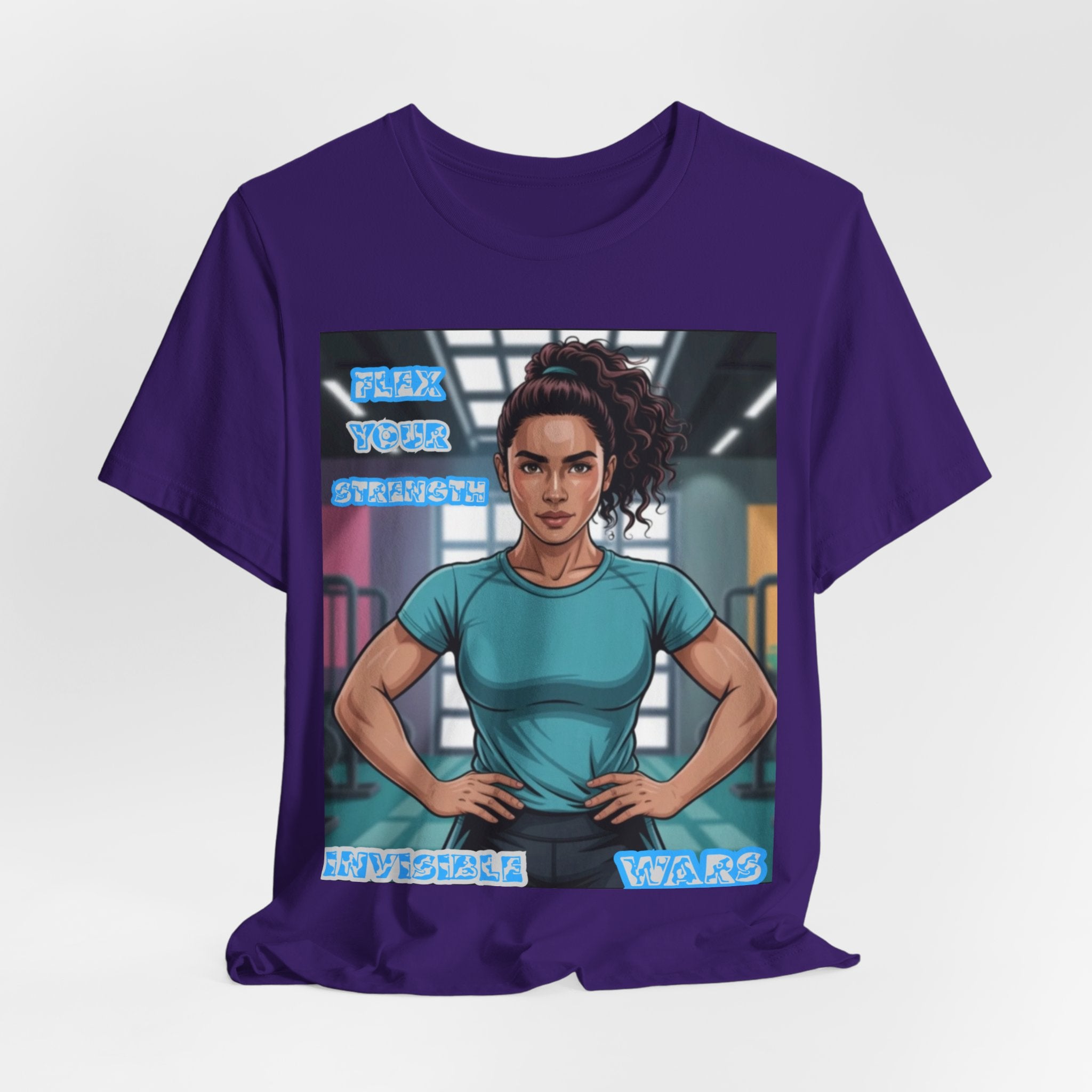 Women T-Shirt — Flex your strengh Invisible Wars