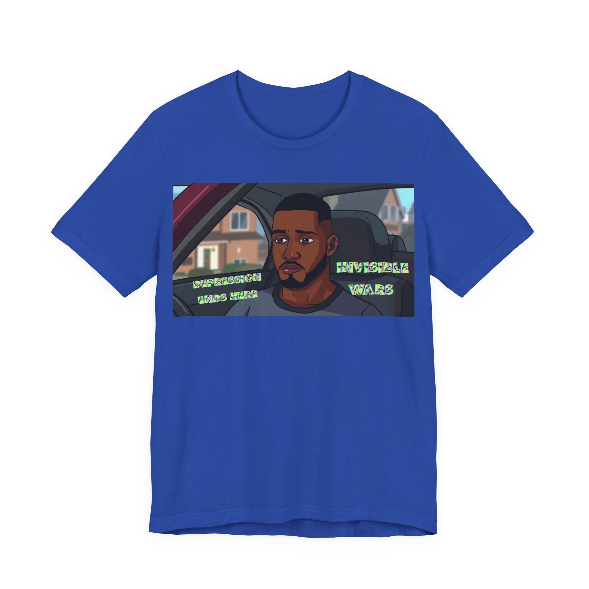 Men  T-Shirt — Depression Ends Here