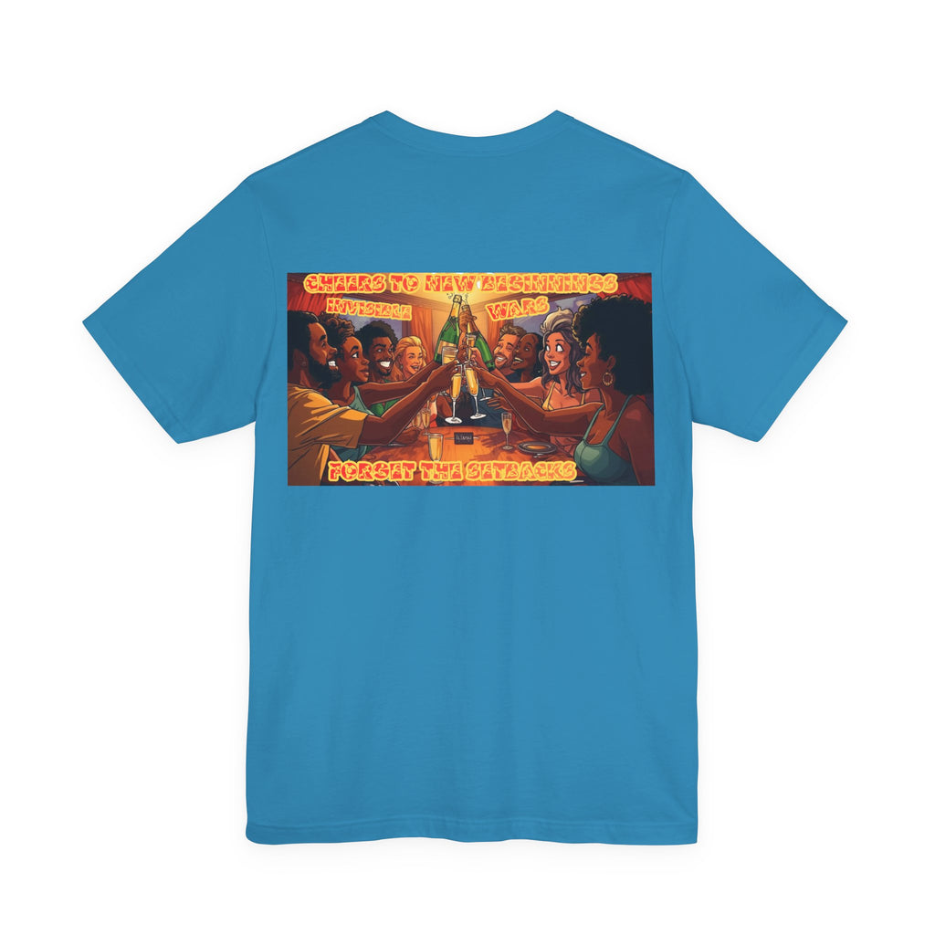 Men T-shirt - Cheers to New Beginnings