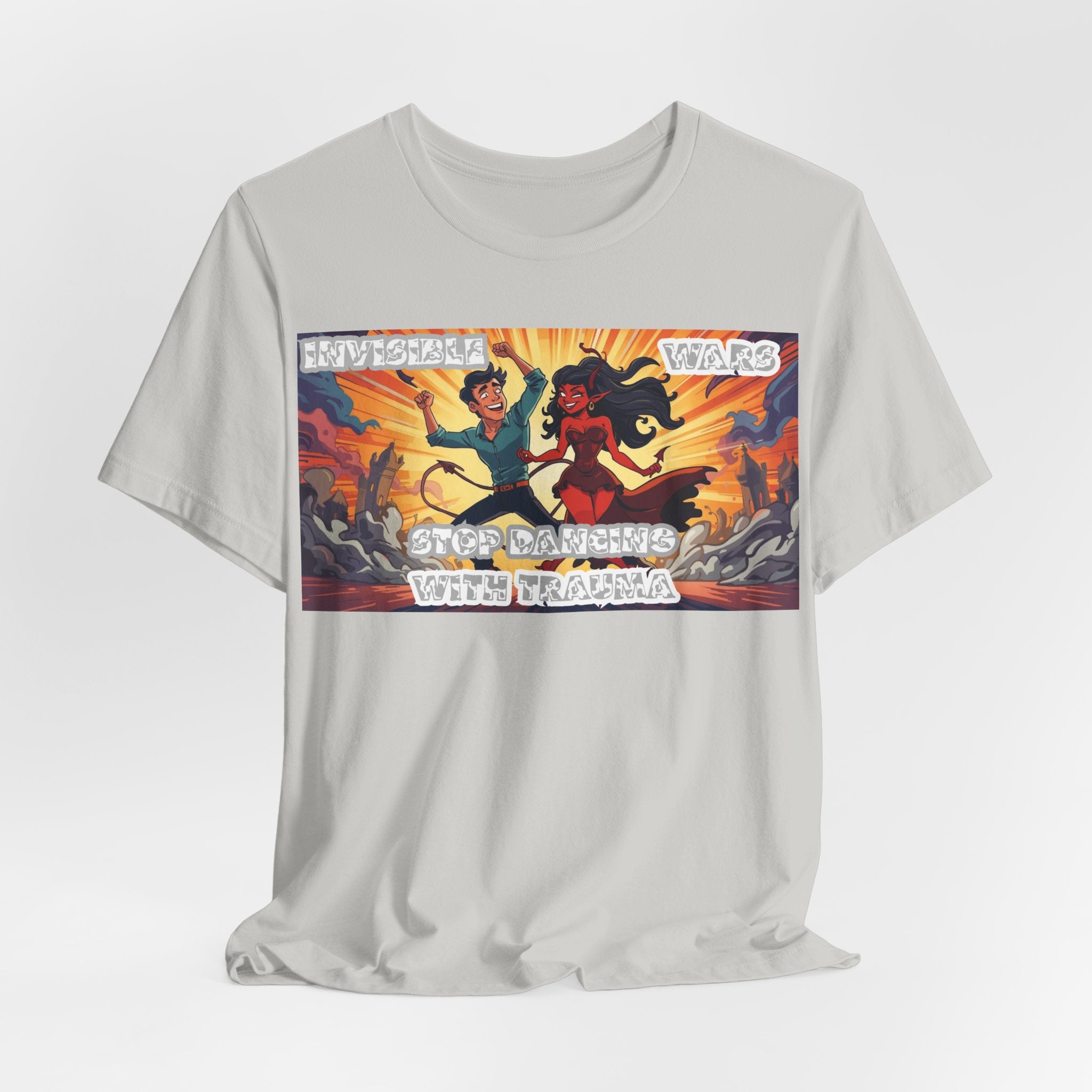 Men T-Shirt –Stop Dancing with Truama