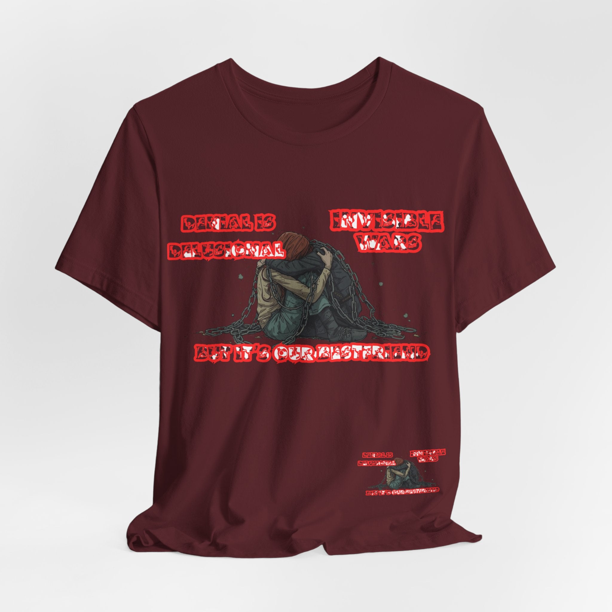Women T-Shirt — 'Denial Is Delusional