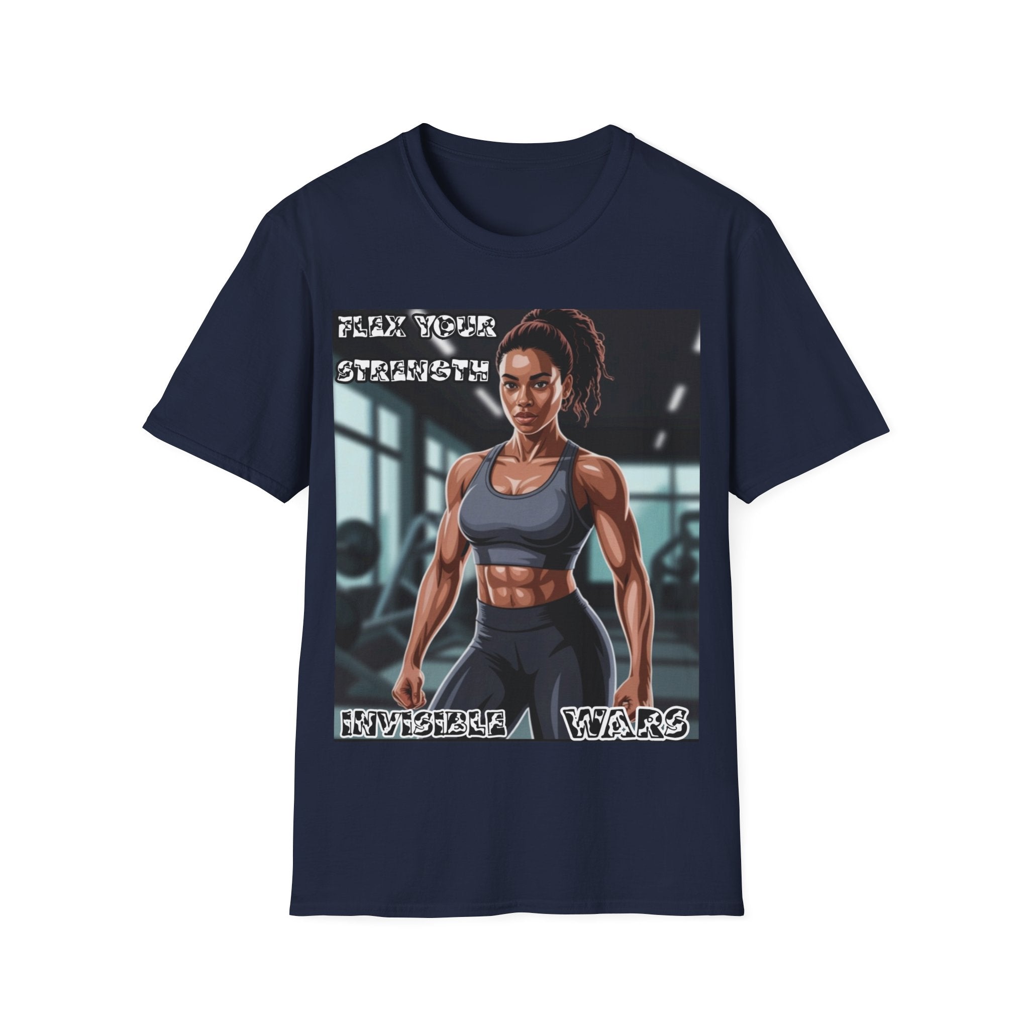 Women T-Shirt-Flex your strengh Invisible Wars