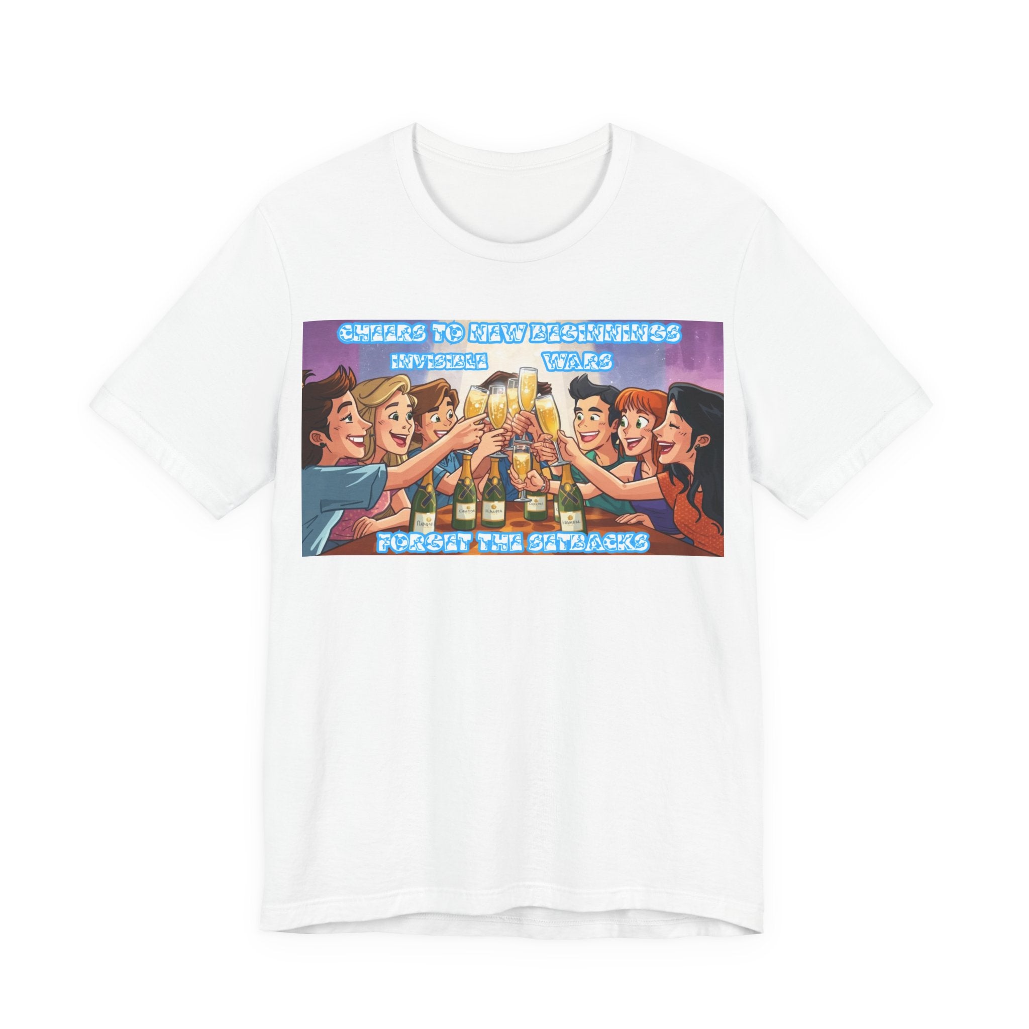 Men T-Shirt-Cheers to New Beginnings