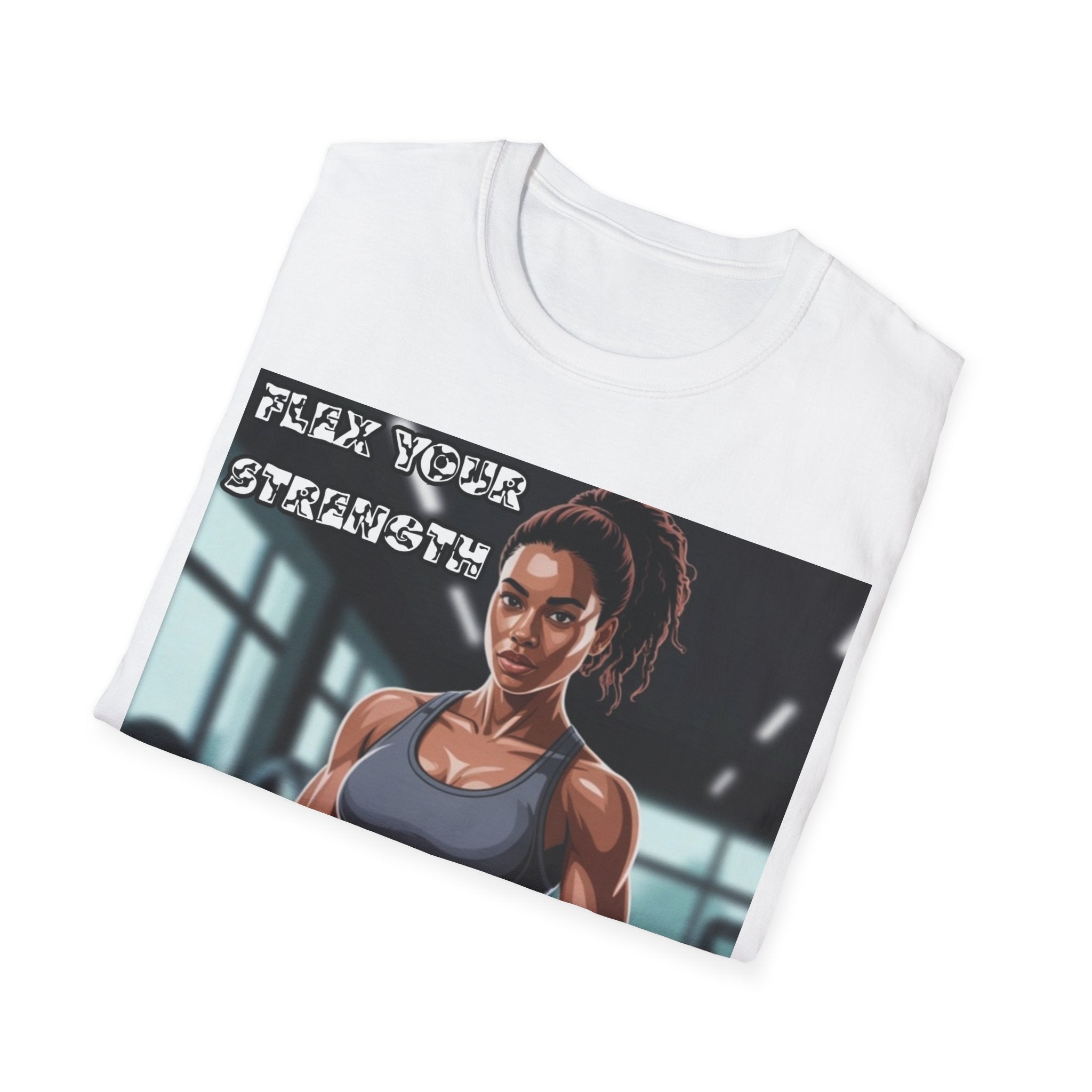 Women T-Shirt-Flex your strengh Invisible Wars