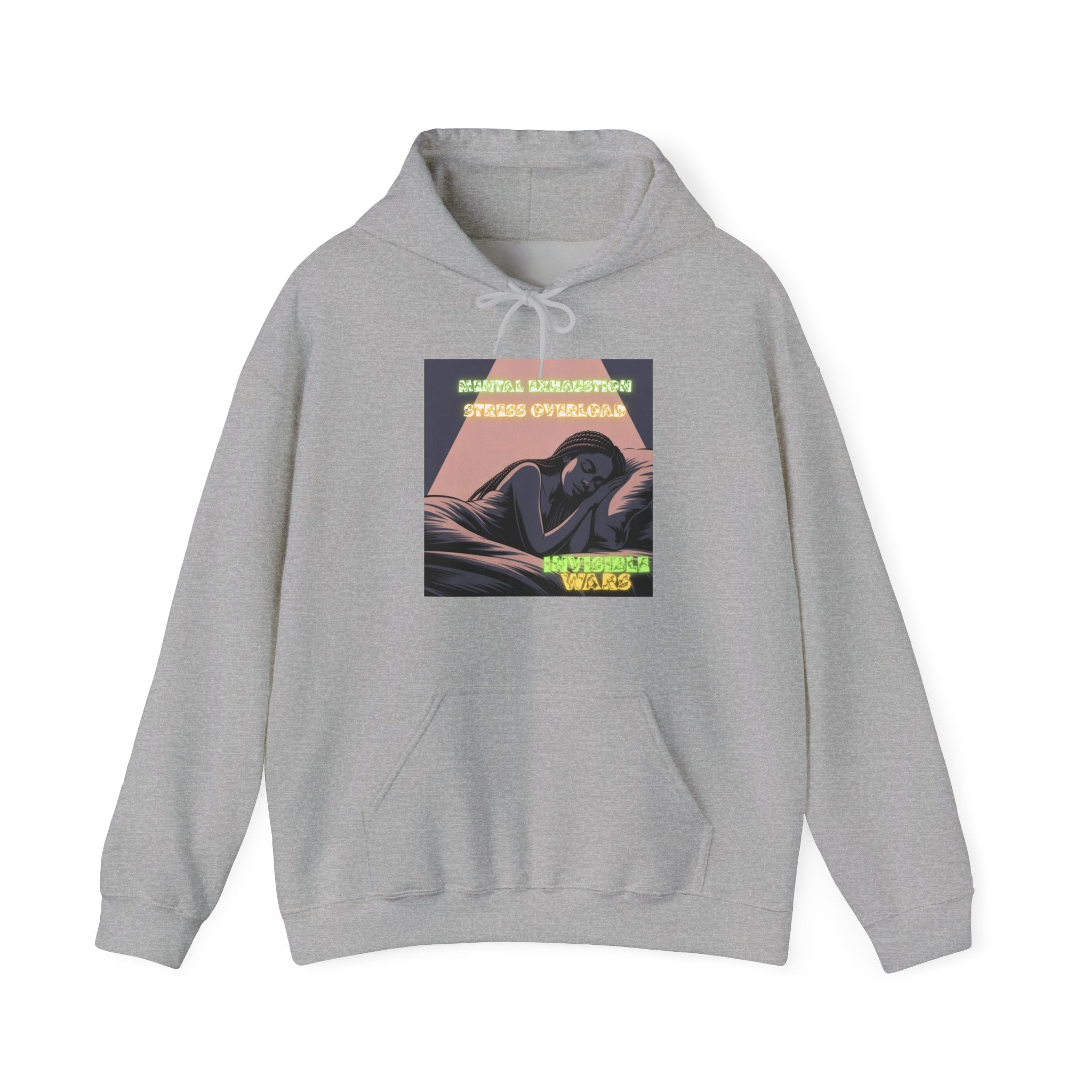 Women Hoodie-Mental Exhaustion Invisible Wars
