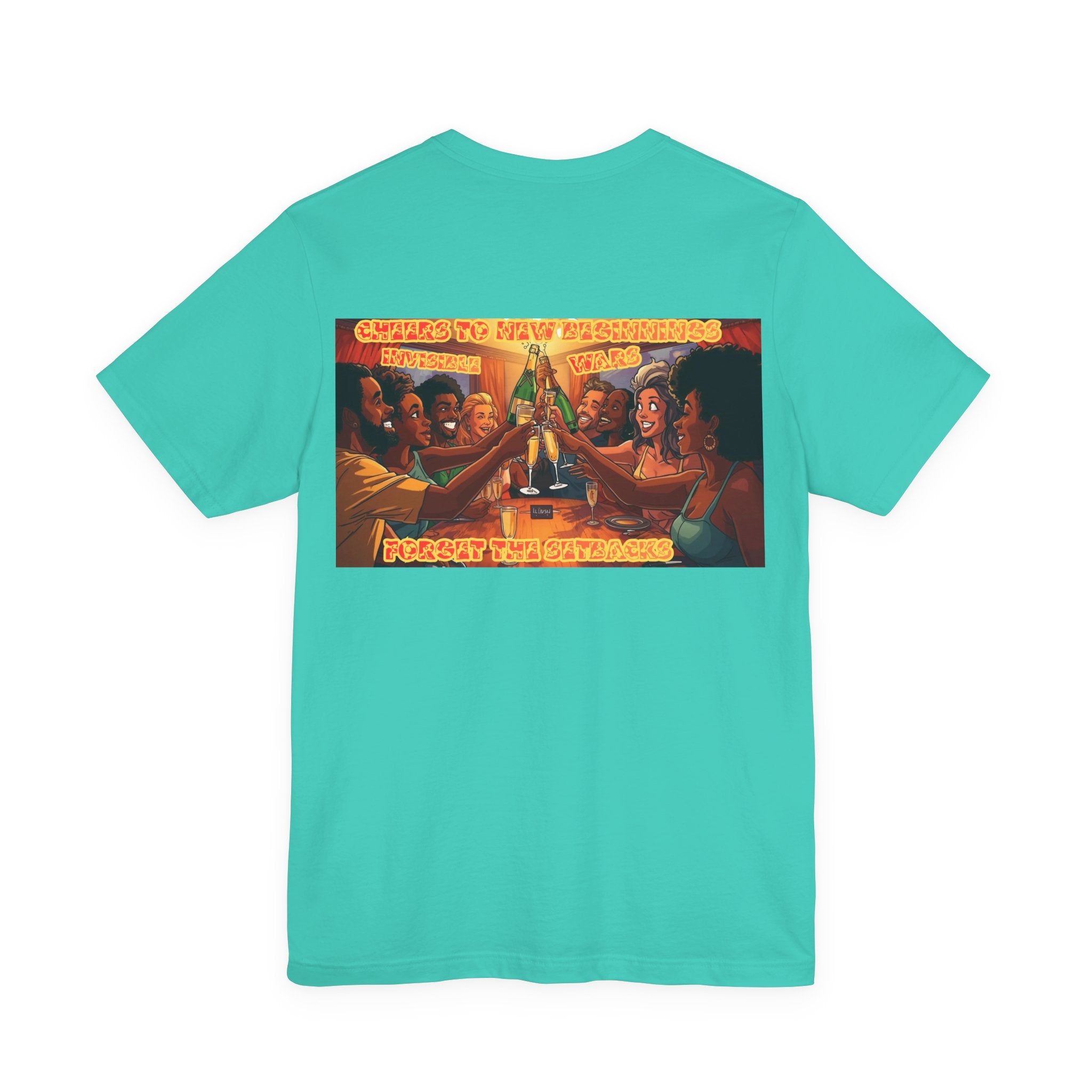 Men T-shirt - Cheers to New Beginnings