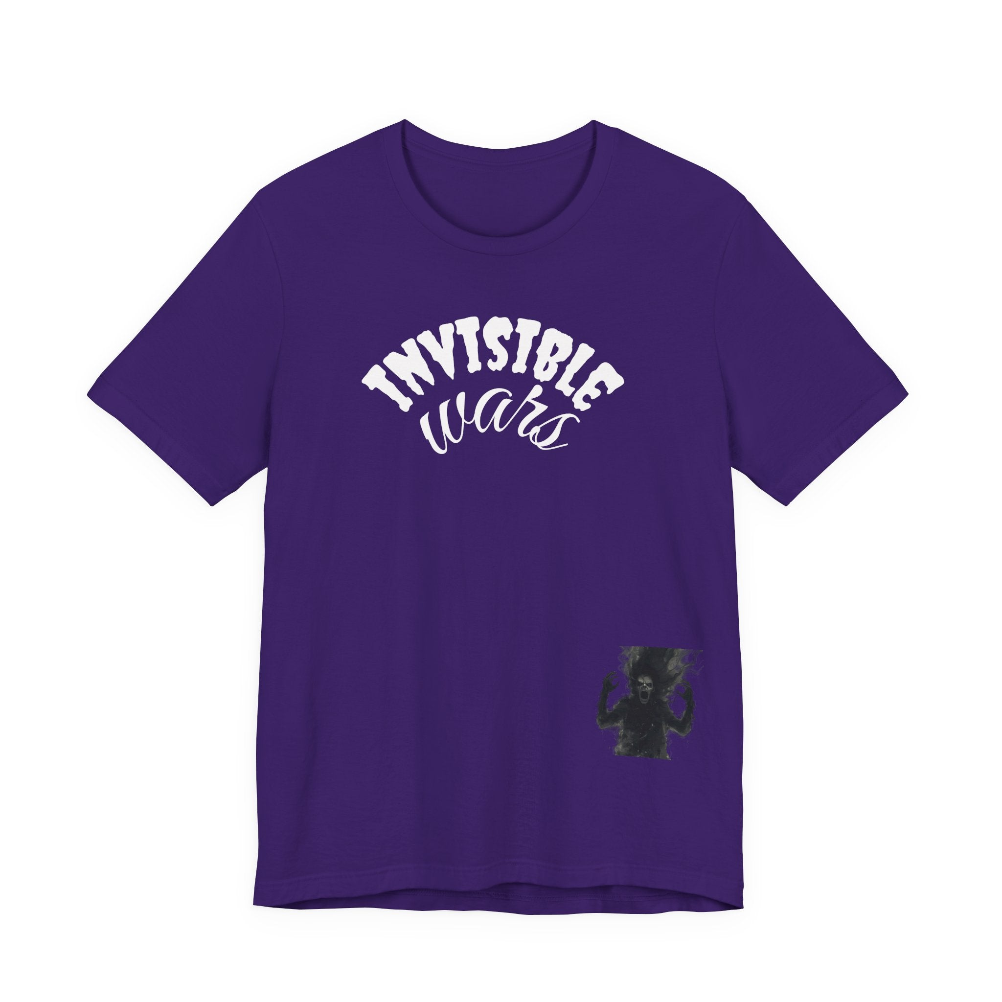 Men T-shirt Invisible Wars — Demons Lurk