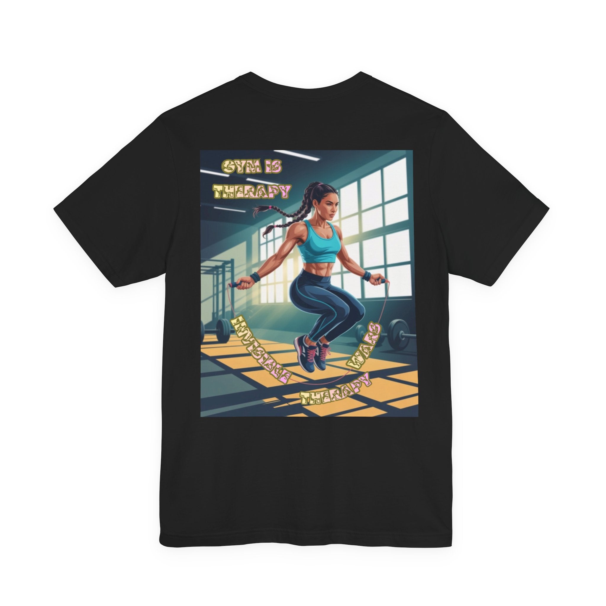 Women T-shirt — Gym is Therapy