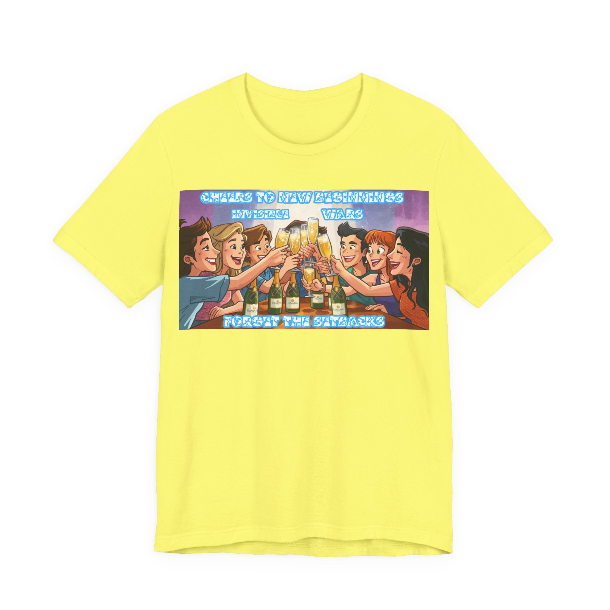 Men T-Shirt-Cheers to New Beginnings