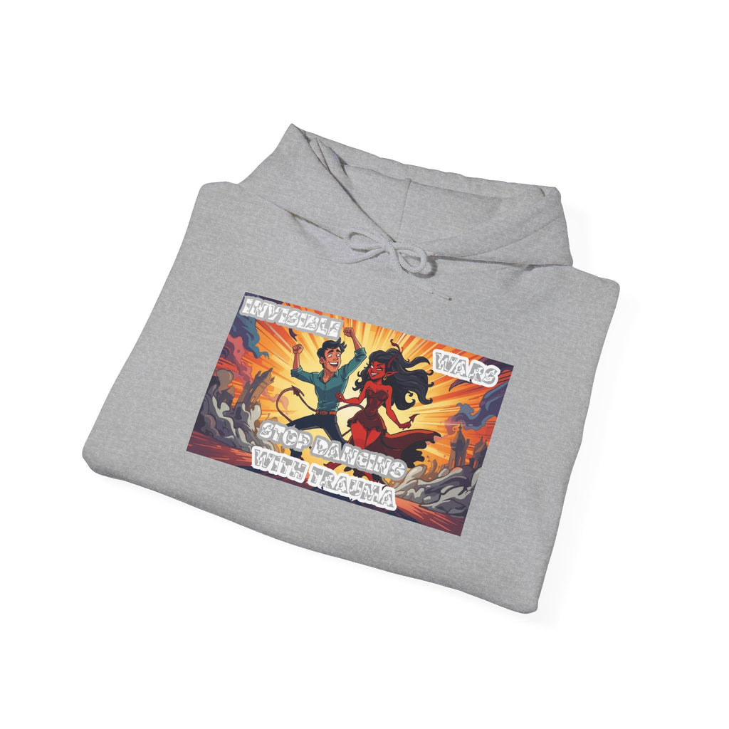 Men Hoodie - Stop Dancing with Trauma