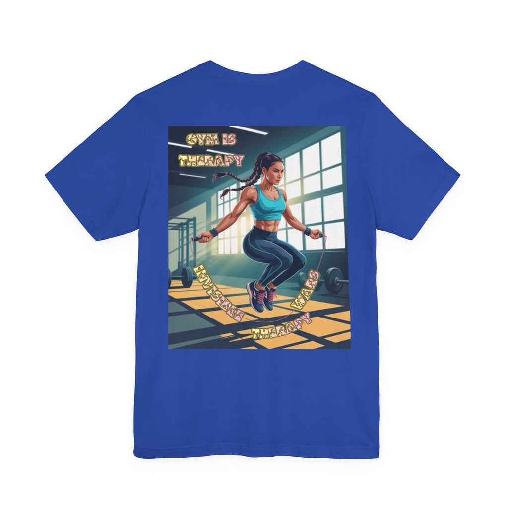 Women T-shirt — Gym is Therapy