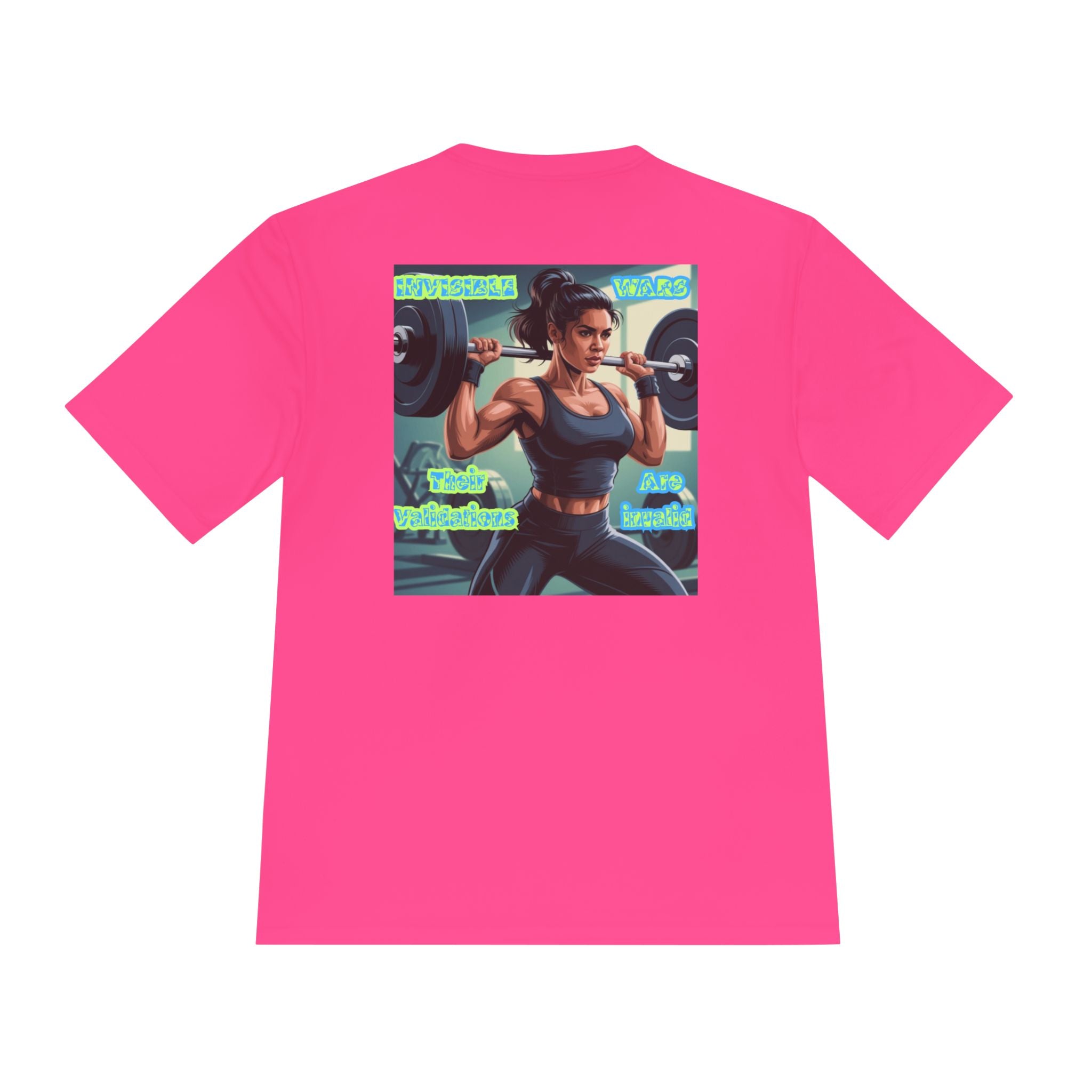 Women Fitness Graphic Shirt — The Vaildations are Invaild