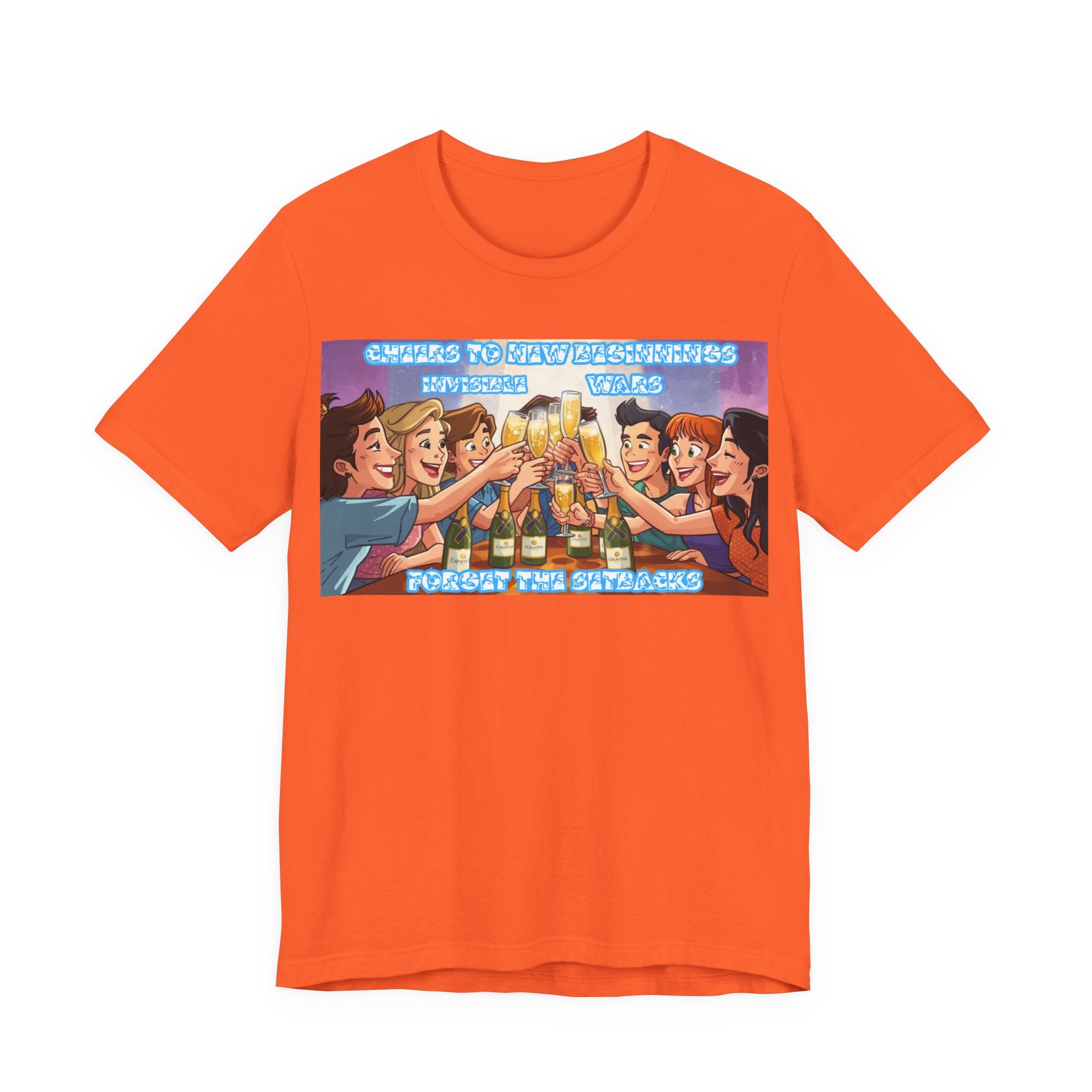 Women T-Shirt —Cheers to New Beginnings