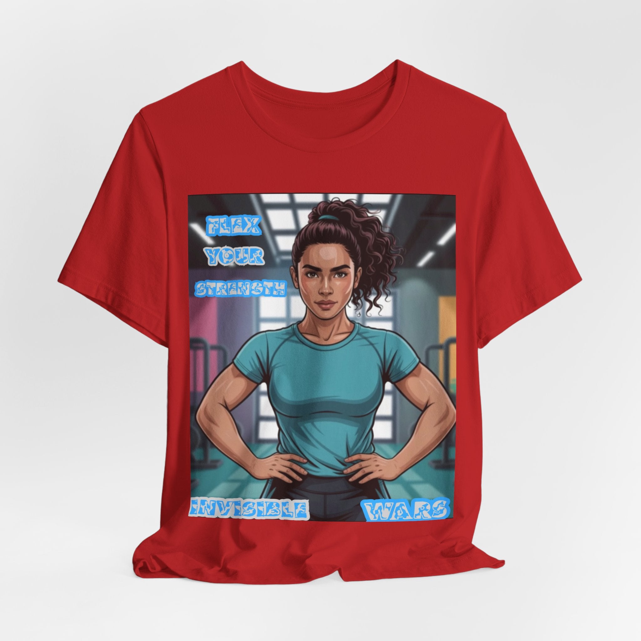 Women T-Shirt — Flex your strengh Invisible Wars