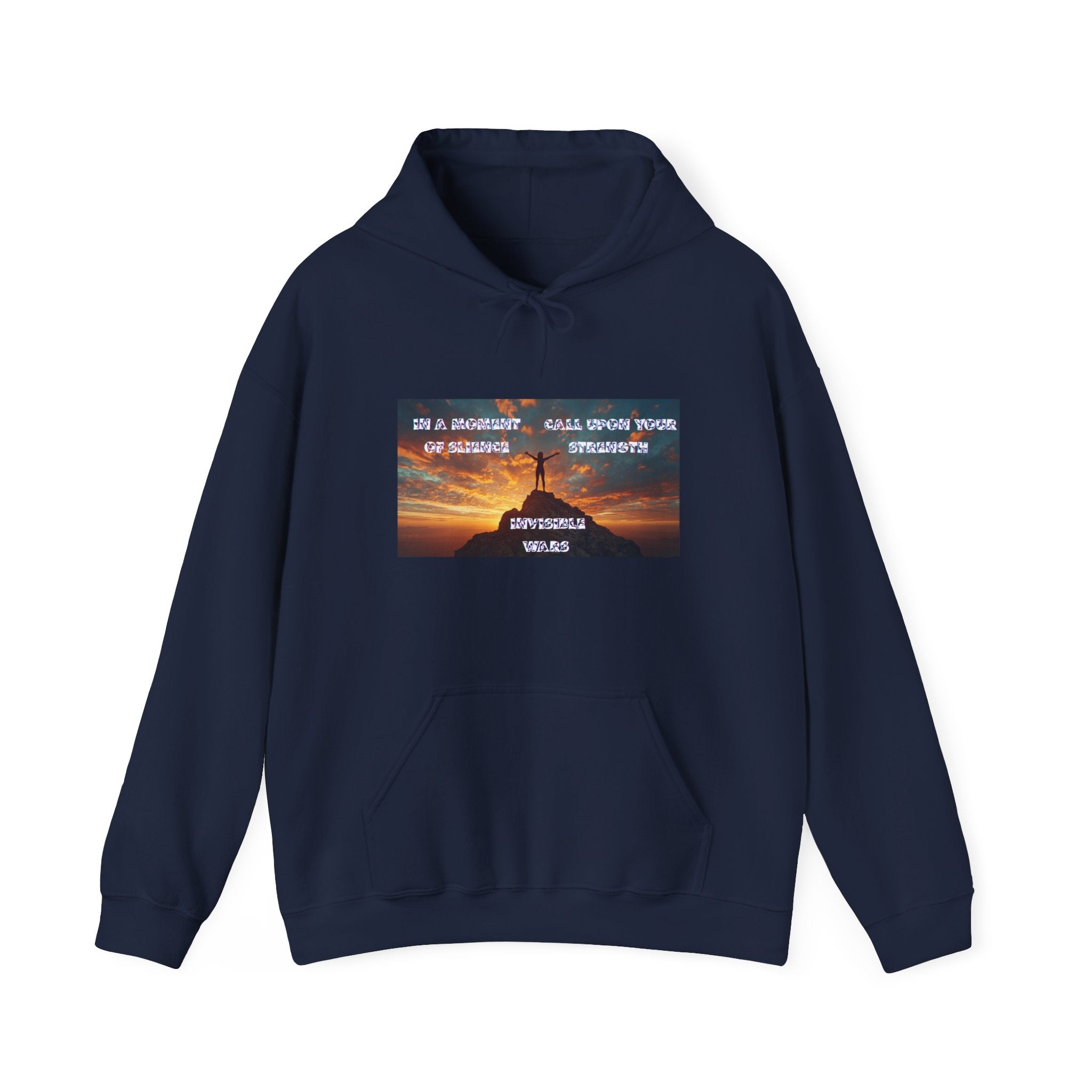 Women Hoodie —In a Moment of Silence, Call Upon Your Strength