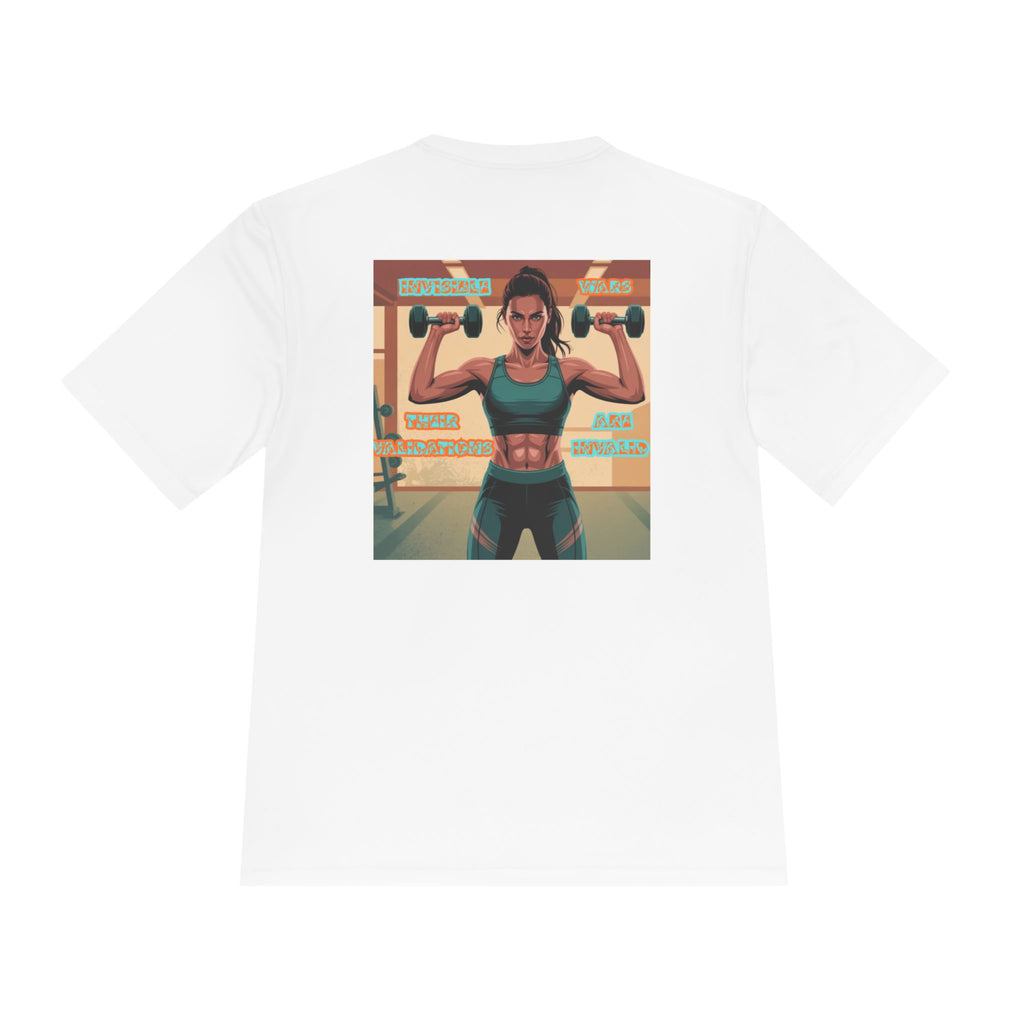 Women Fitness Graphic Shirt — The Vaildations are Invaild