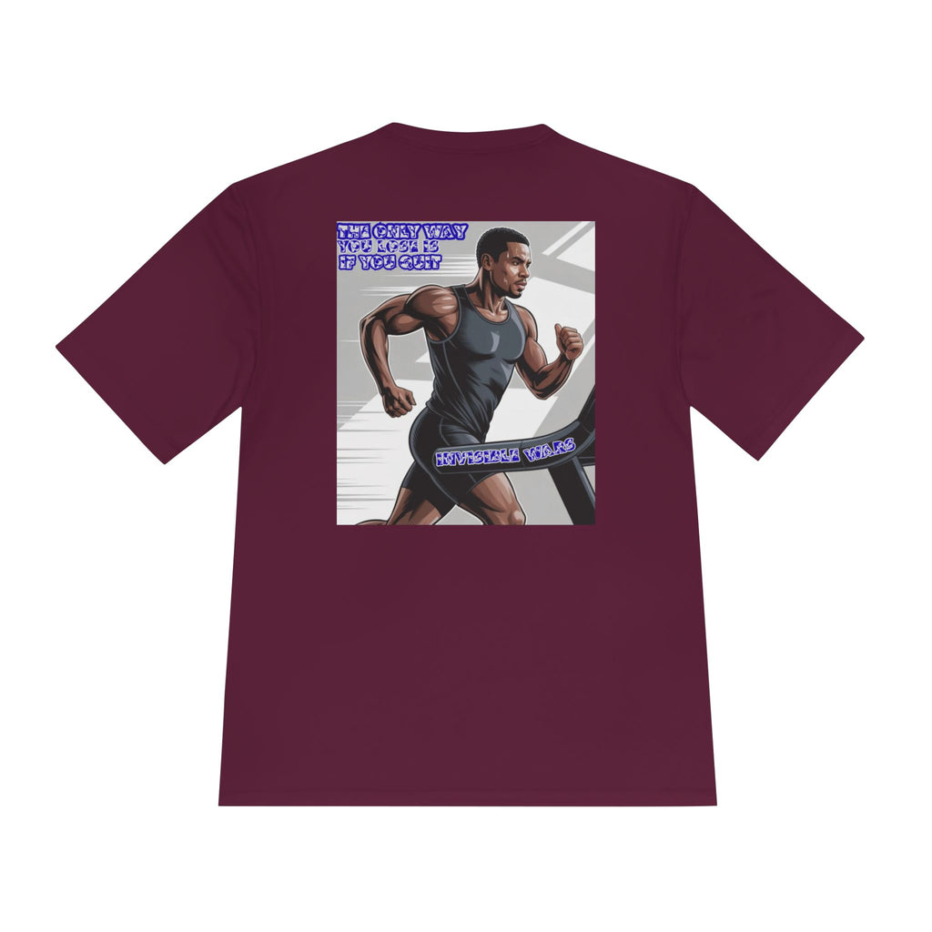 Men Fitness Graphic Shirt — The Only Way You Lose If You Quit