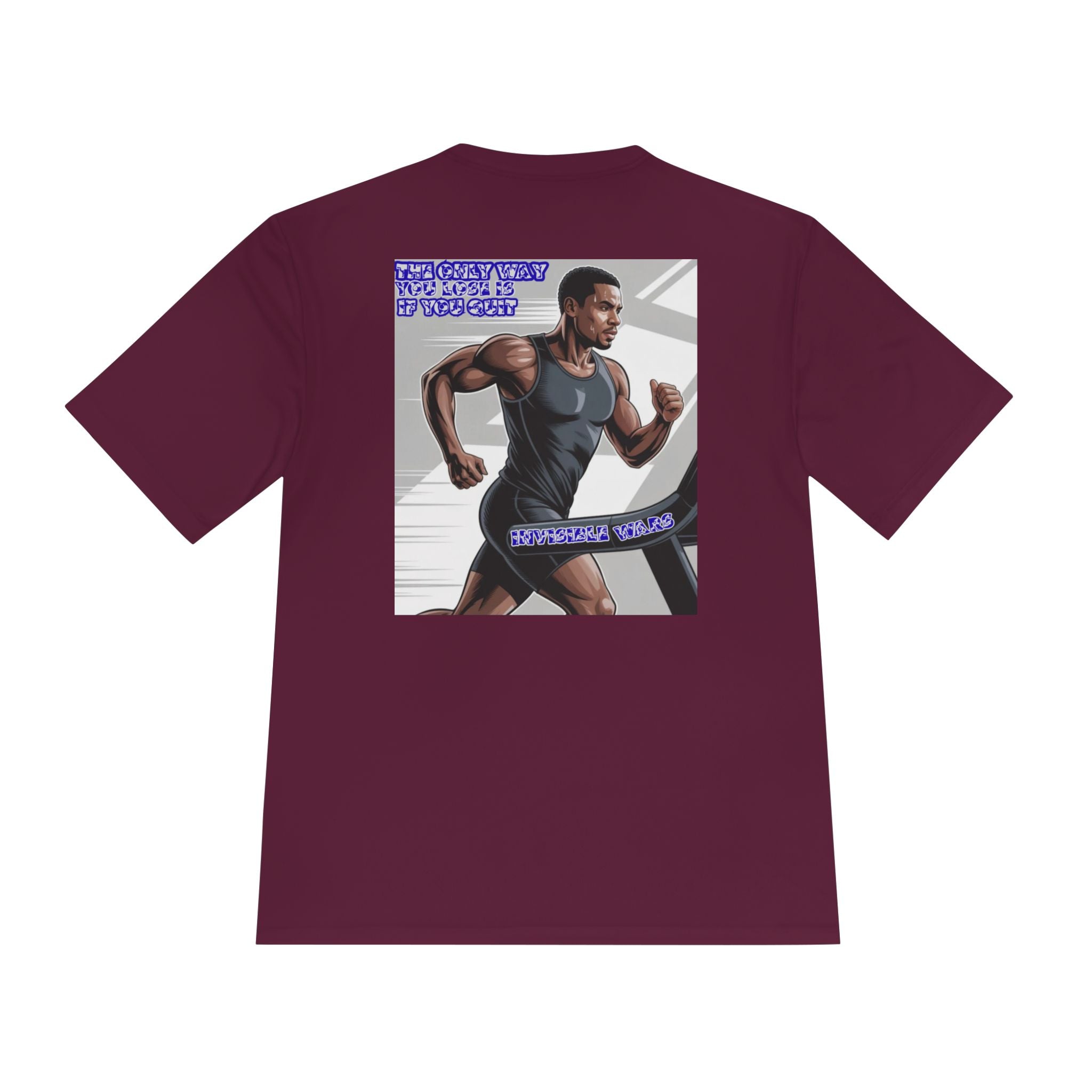 Men Fitness Graphic Shirt — The Only Way You Lose If You Quit