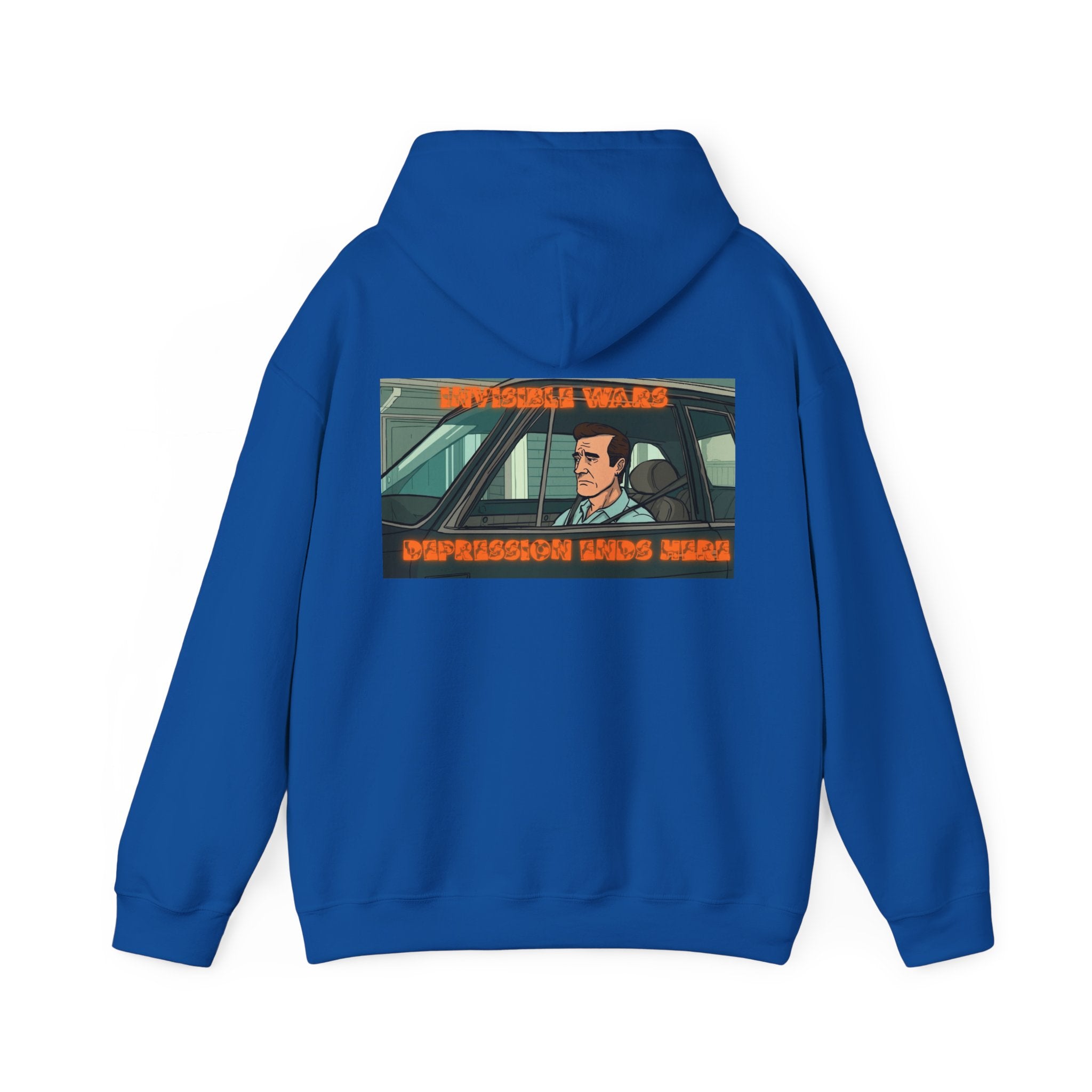 Men Hoodie — Depression Ends Here