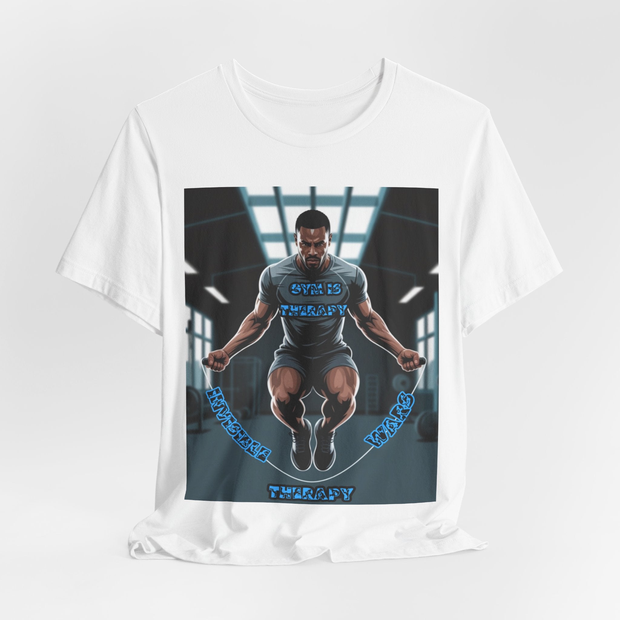 Men T-Shirt = Gym is Therapy