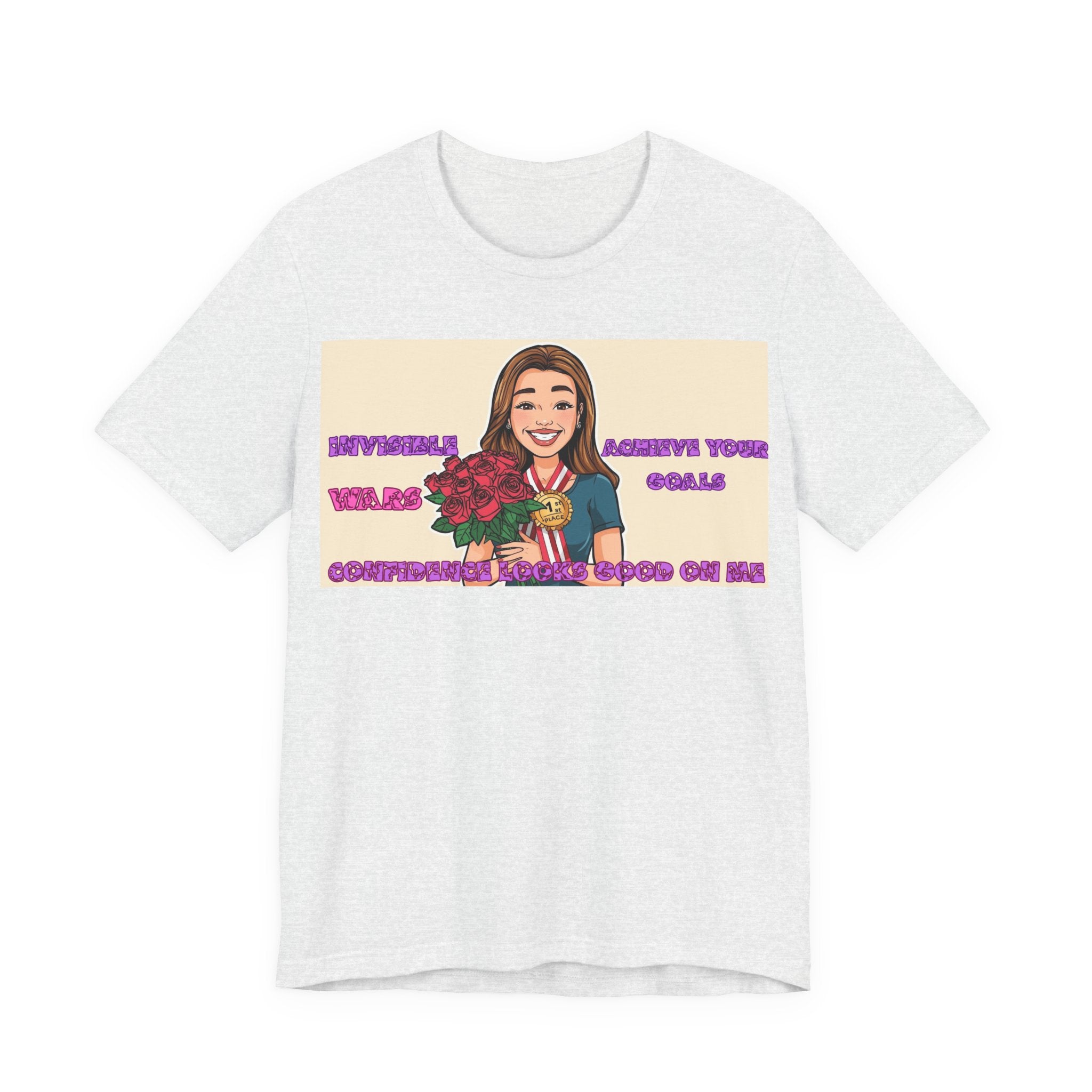 Women T-Shirt—Confidence Looks Good On Me”