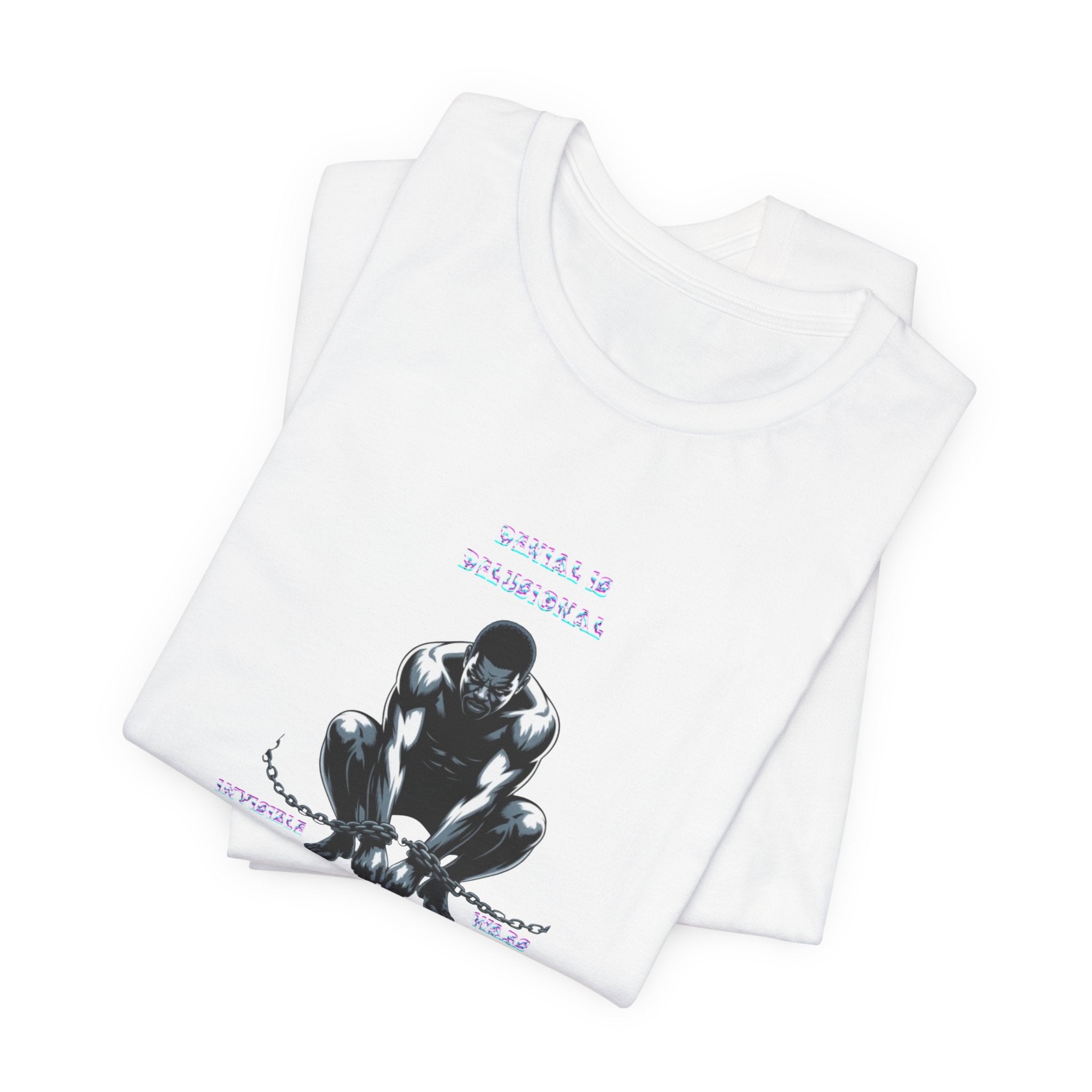 Men T-Shirt—-Denial is Delusion