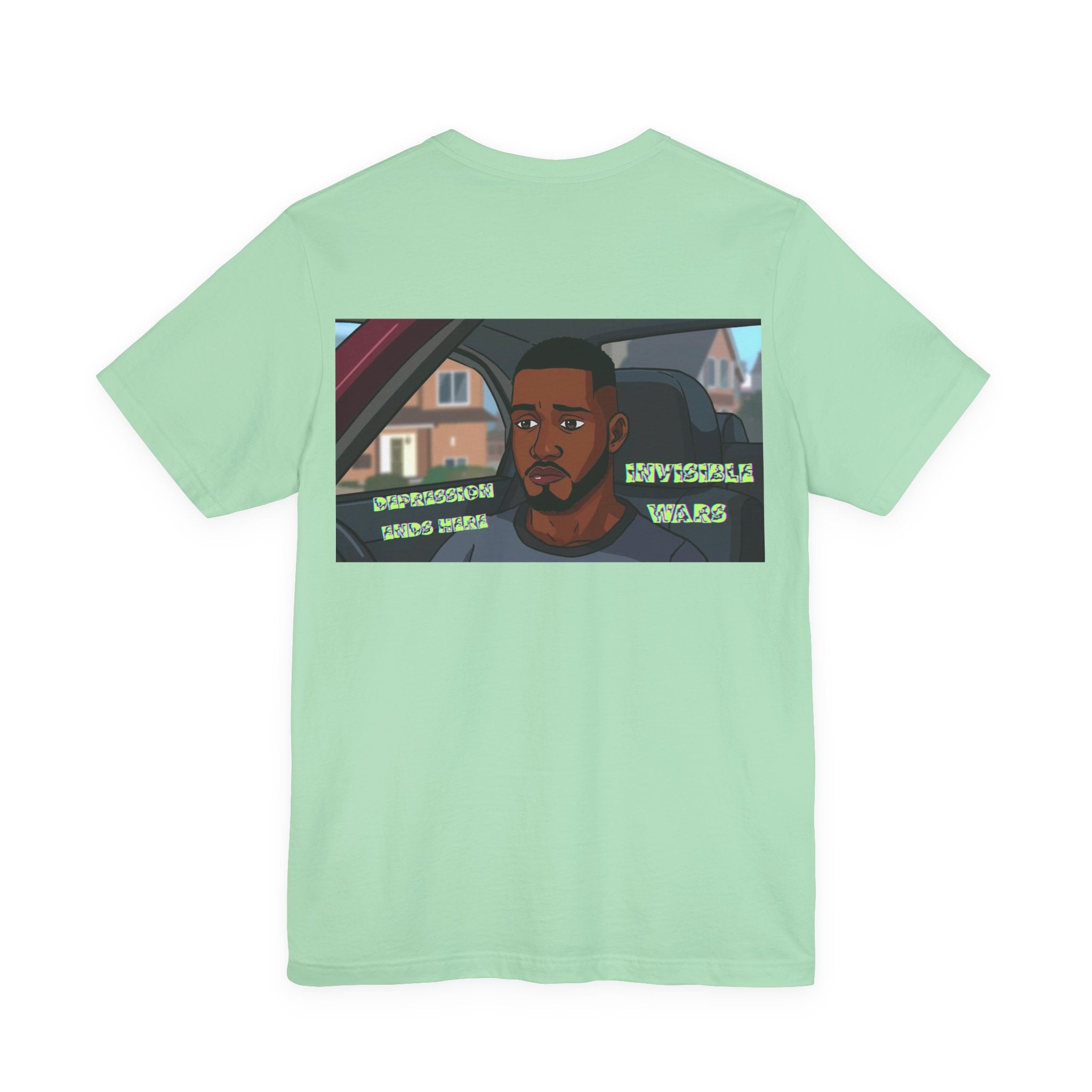 Men T-shirt - Depression Ends Here