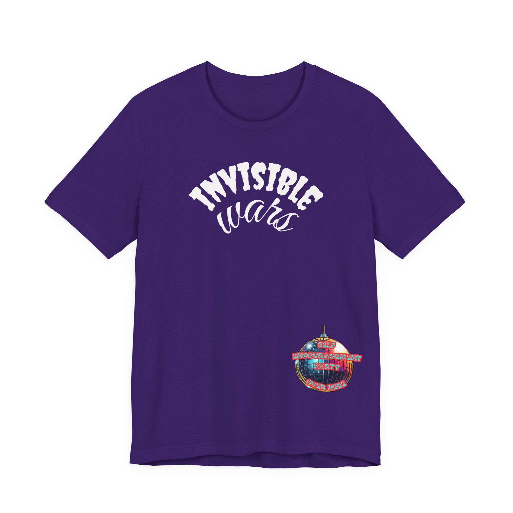 Women Invisible Wars T-Shirt — Encouragement Party Disco Ball