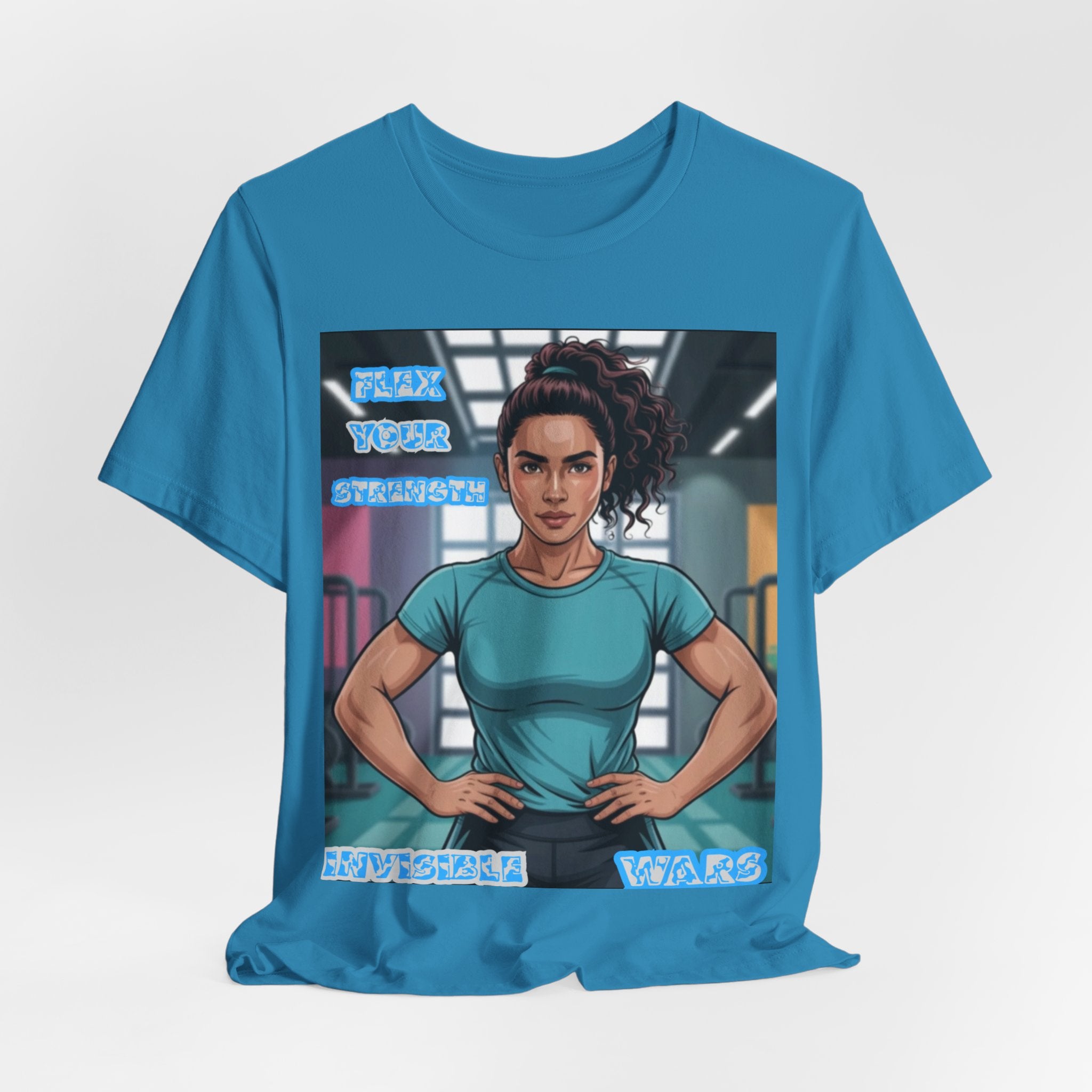 Women T-Shirt — Flex your strengh Invisible Wars