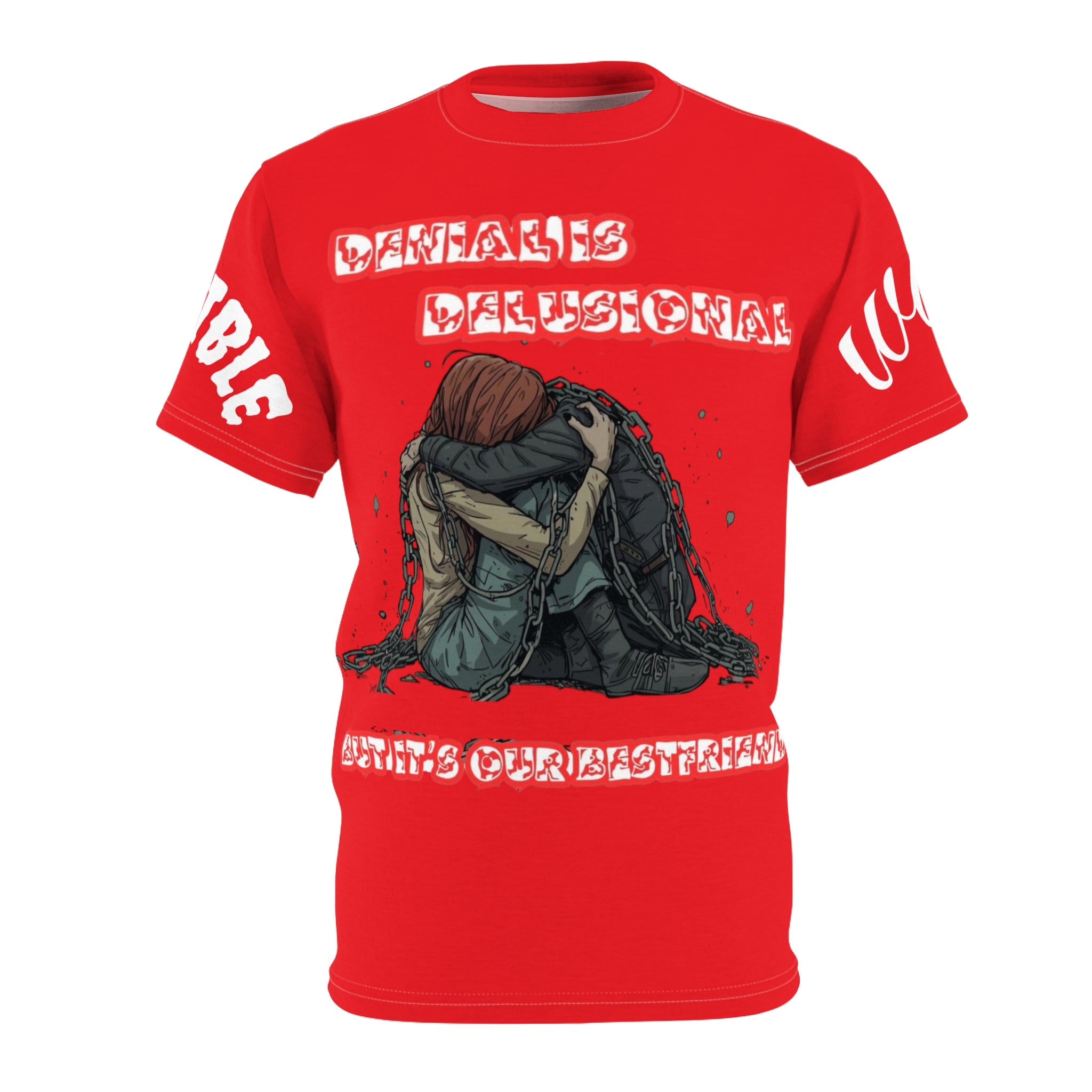 Invisible Wars T-Shirt — Denial is Delusional