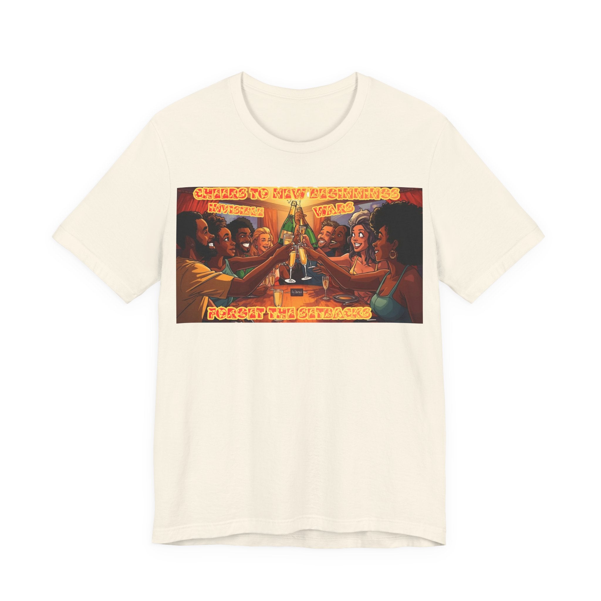 Women T-Shirt-Cheers to New Beginnings