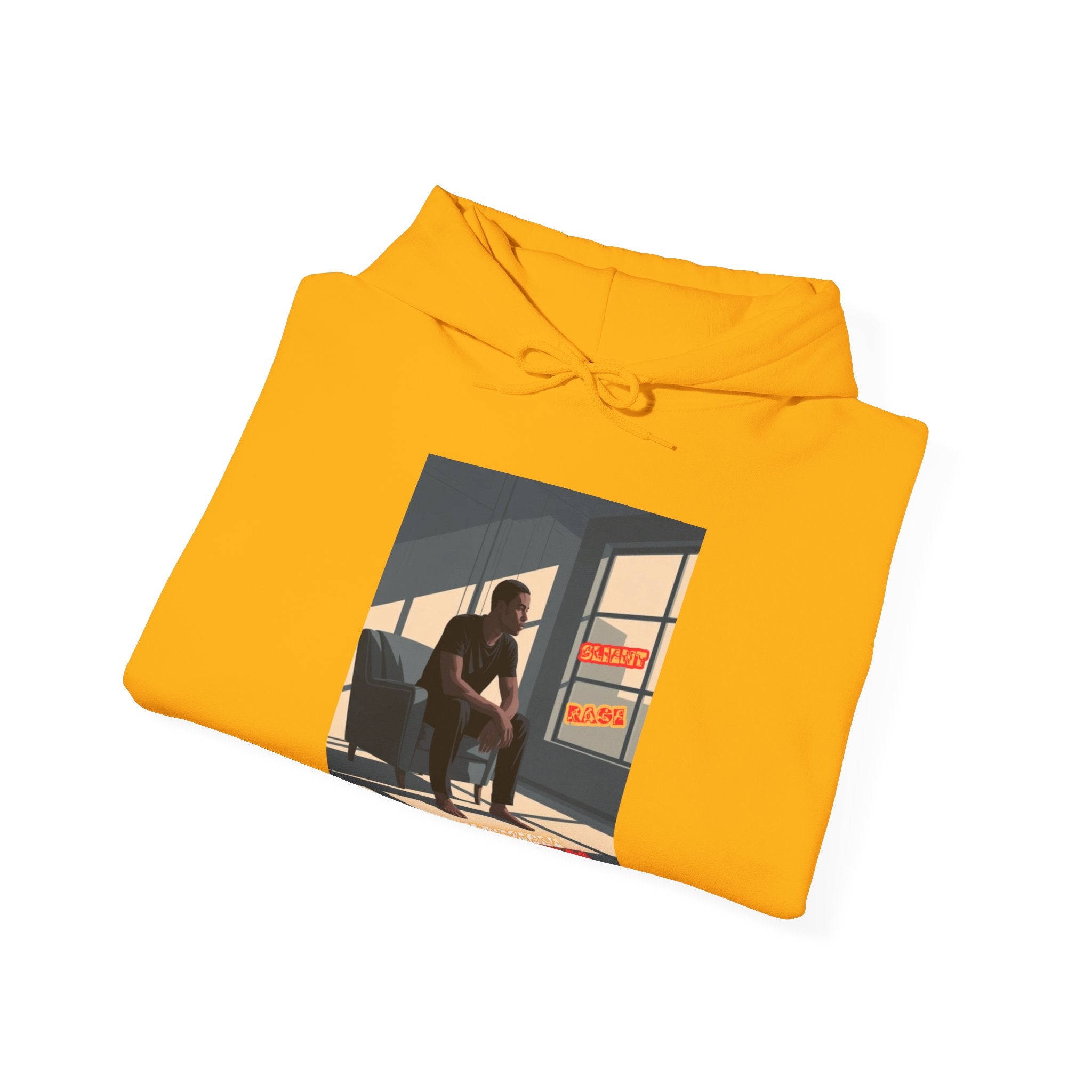 Men Hoodie - Slient Rage