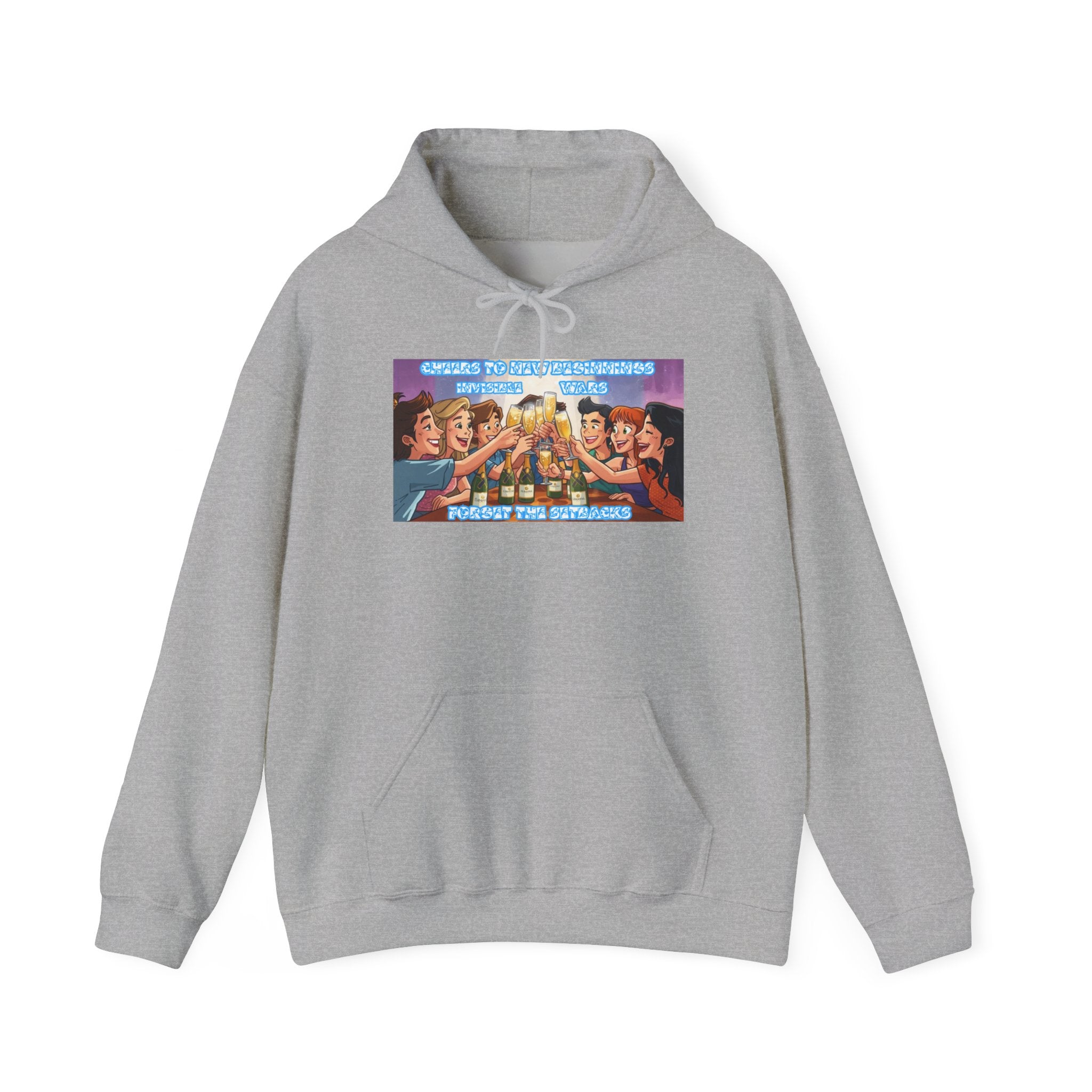 Men Hoodie - Cheers to New Beginnings