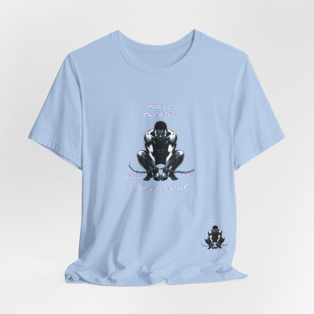 Men T-Shirt—-Denial is Delusion