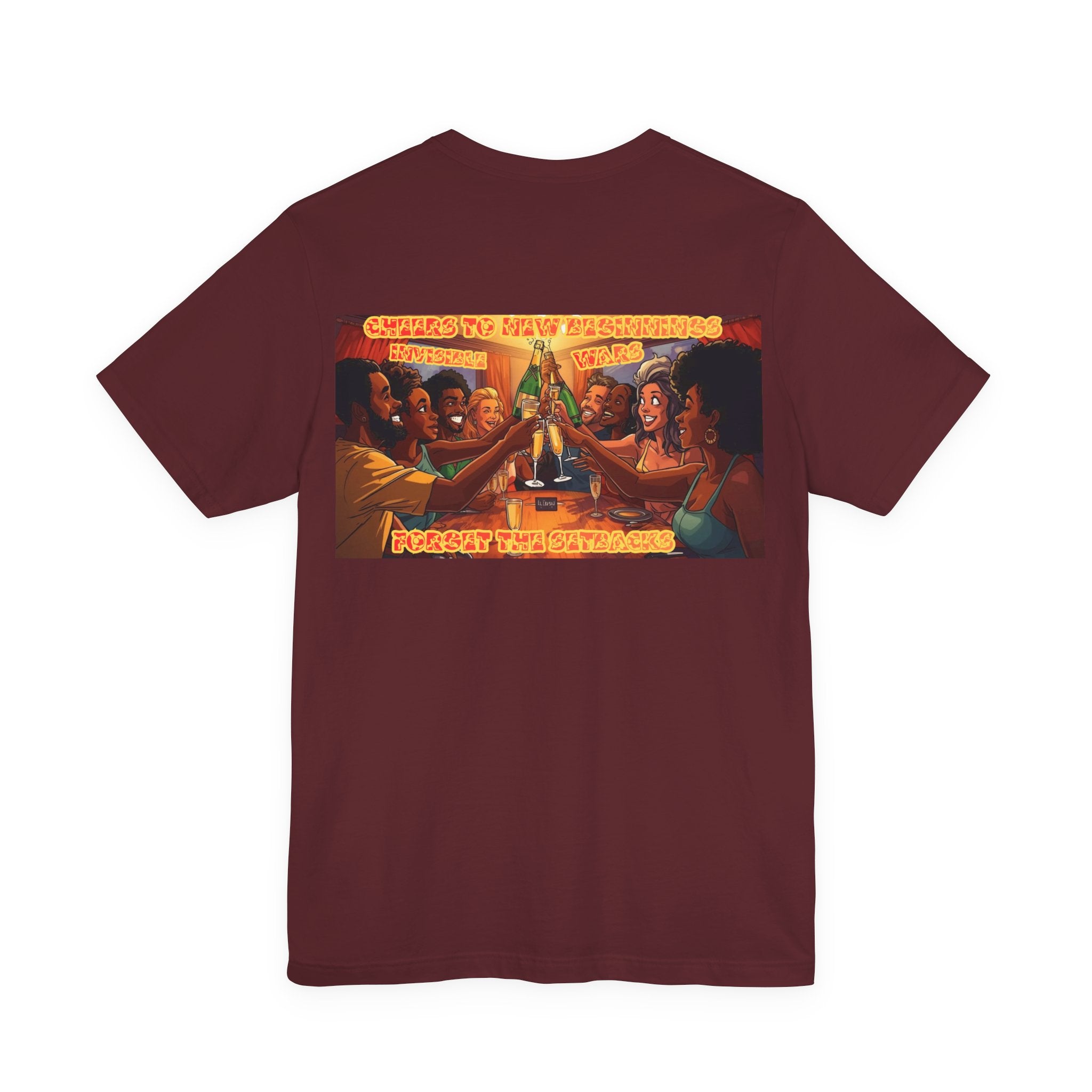 Women T-shirt - Cheers To New Beginnings