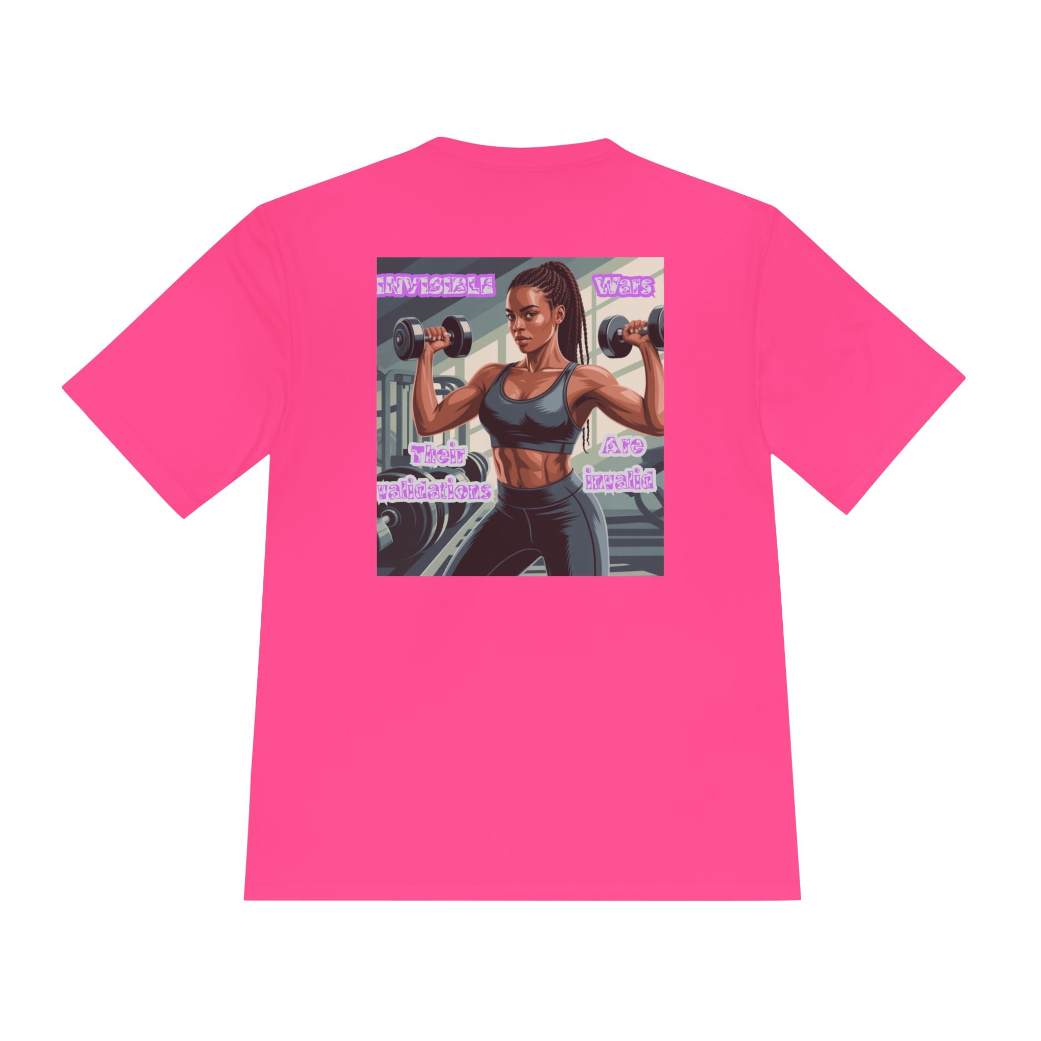 Women Fitness Graphic Shirt — The Vaildations are Invaild